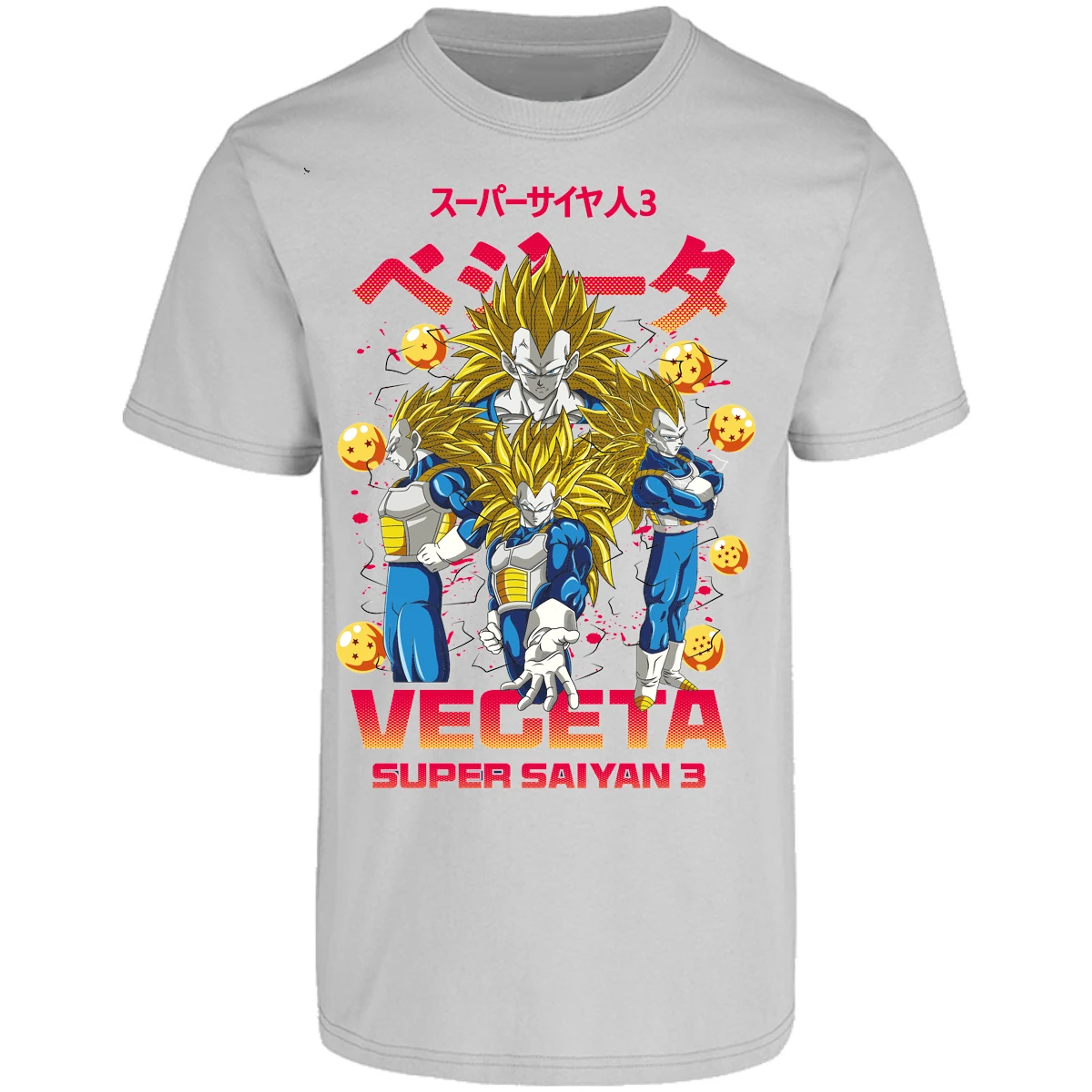 Playera Dragon Ball Vegeta Super Saiyan 3 para Adulto 18