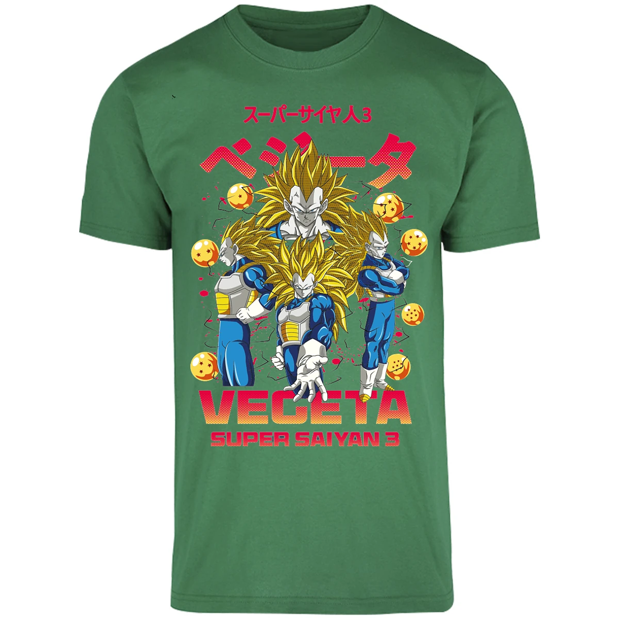 Playera Dragon Ball Vegeta Super Saiyan 3 para Adulto 19