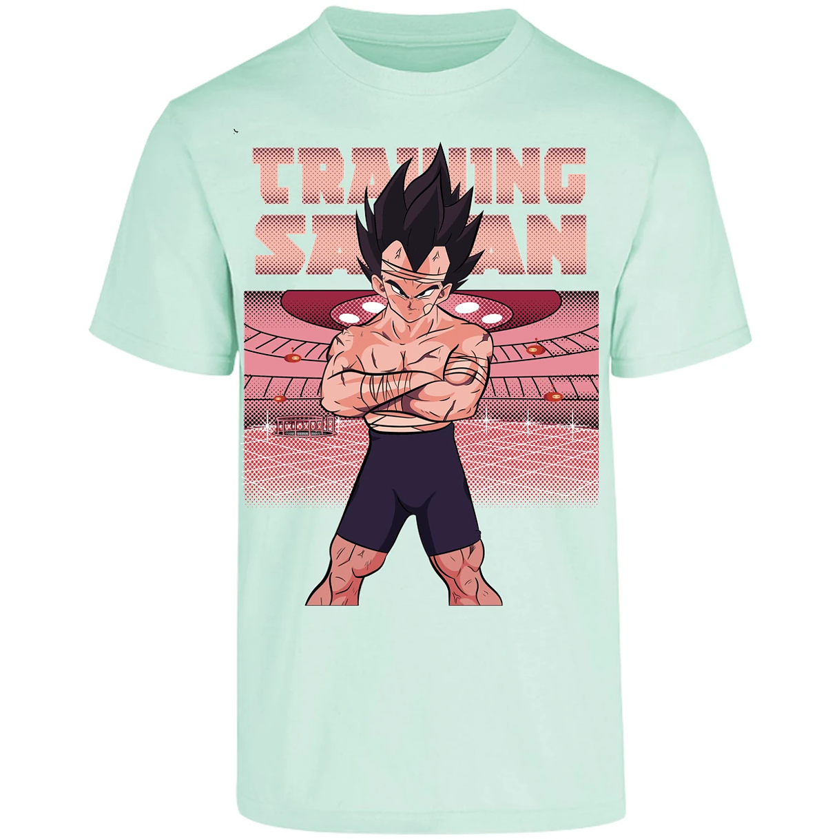 Playera Dragon Ball Vegeta Training para Adulto 8