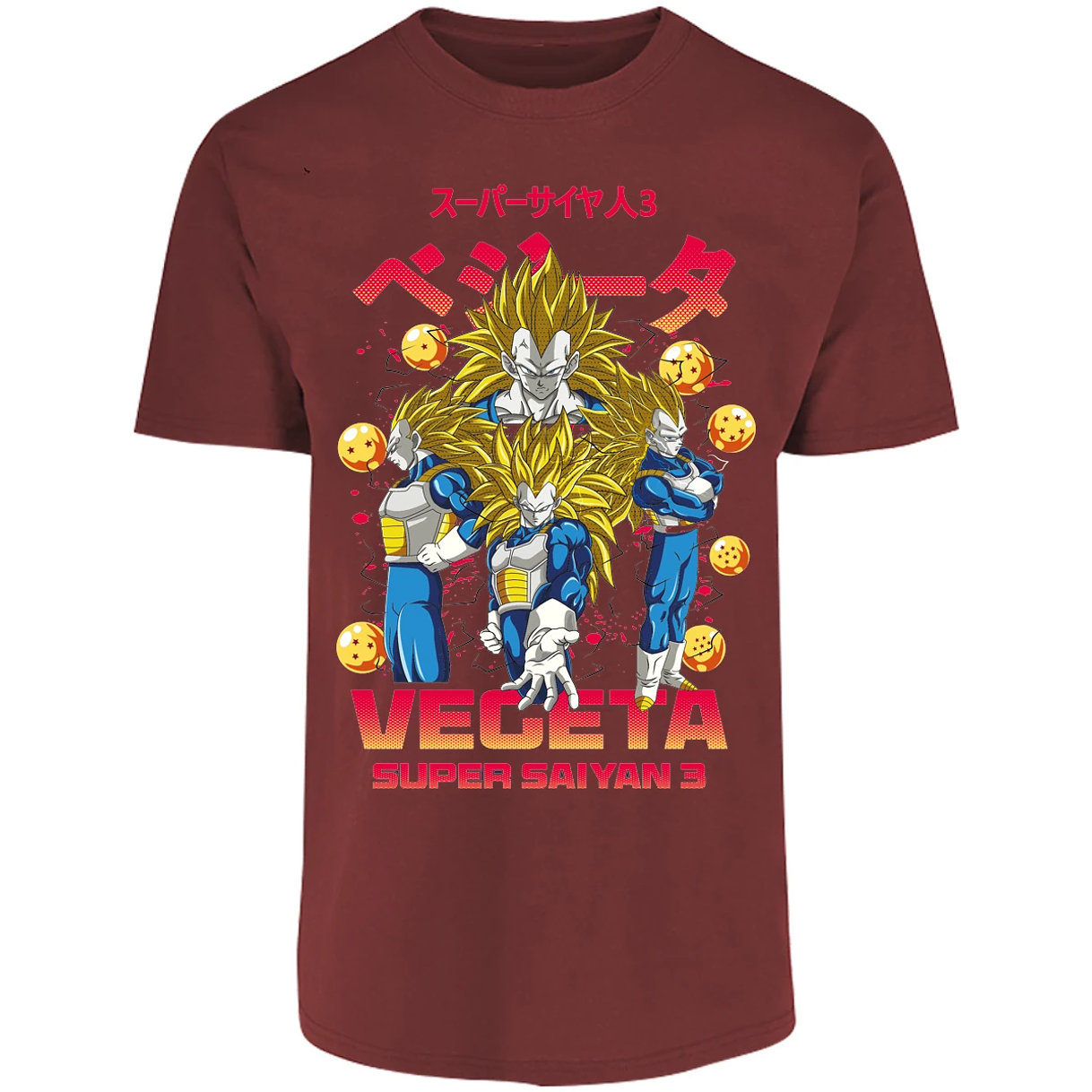 Playera Dragon Ball Vegeta Super Saiyan 3 para Adulto 22