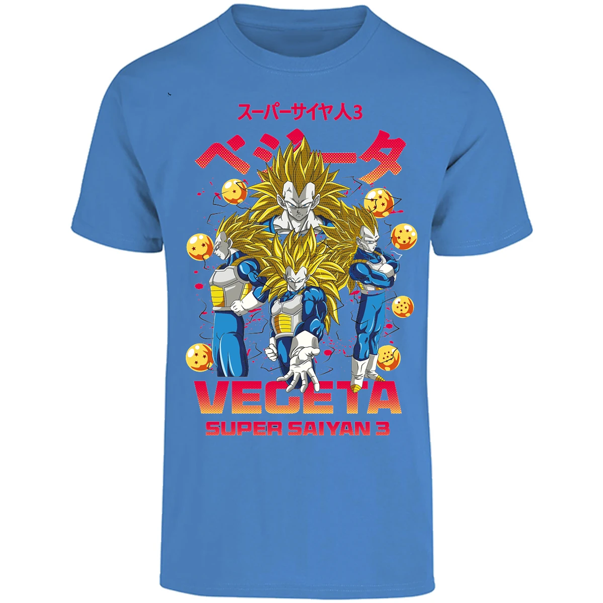 Playera Dragon Ball Vegeta Super Saiyan 3 para Adulto 25
