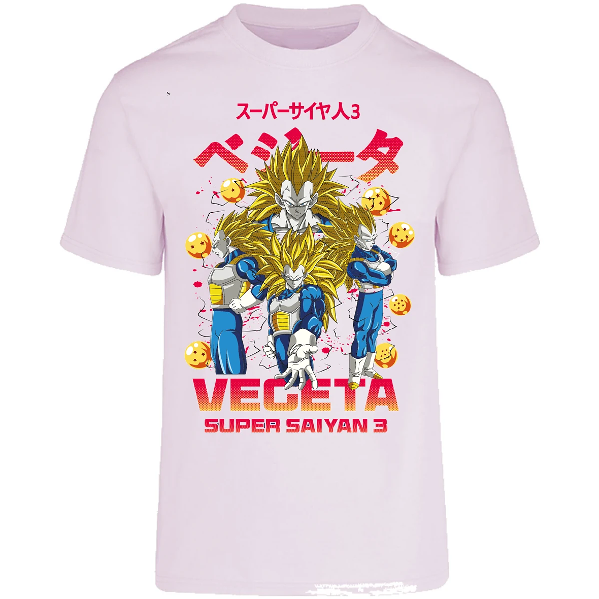 Playera Dragon Ball Vegeta Super Saiyan 3 para Adulto 26