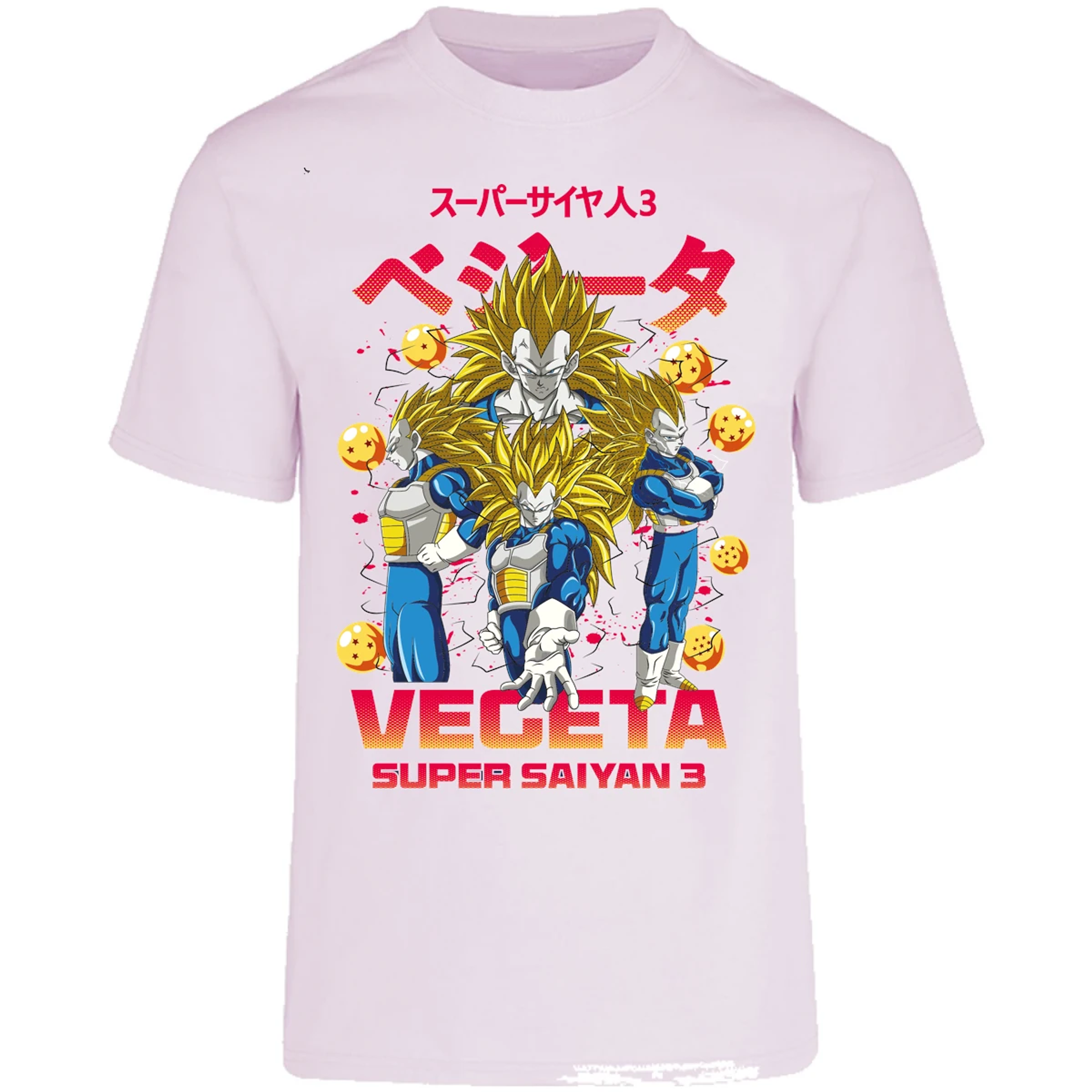 Playera Dragon Ball Vegeta Super Saiyan 3 para Adulto 26