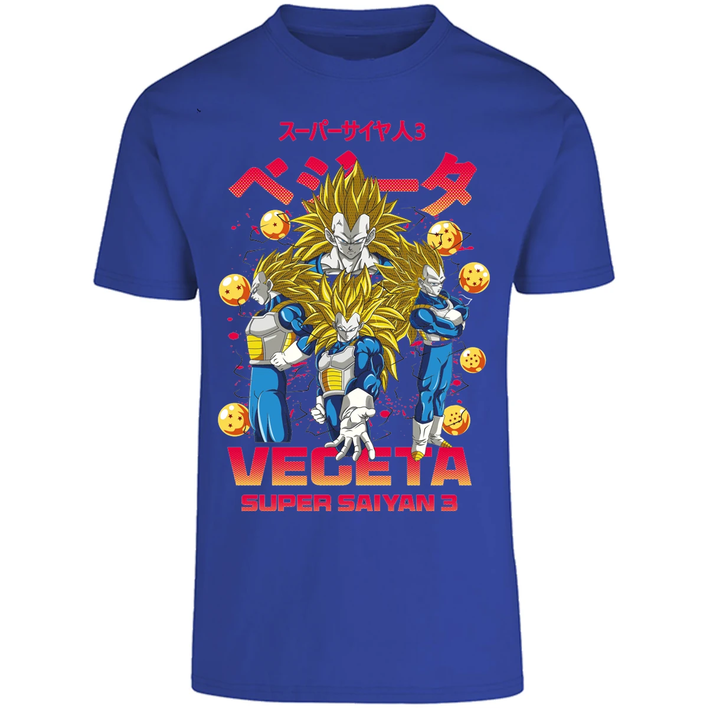 Playera Dragon Ball Vegeta Super Saiyan 3 para Adulto 29