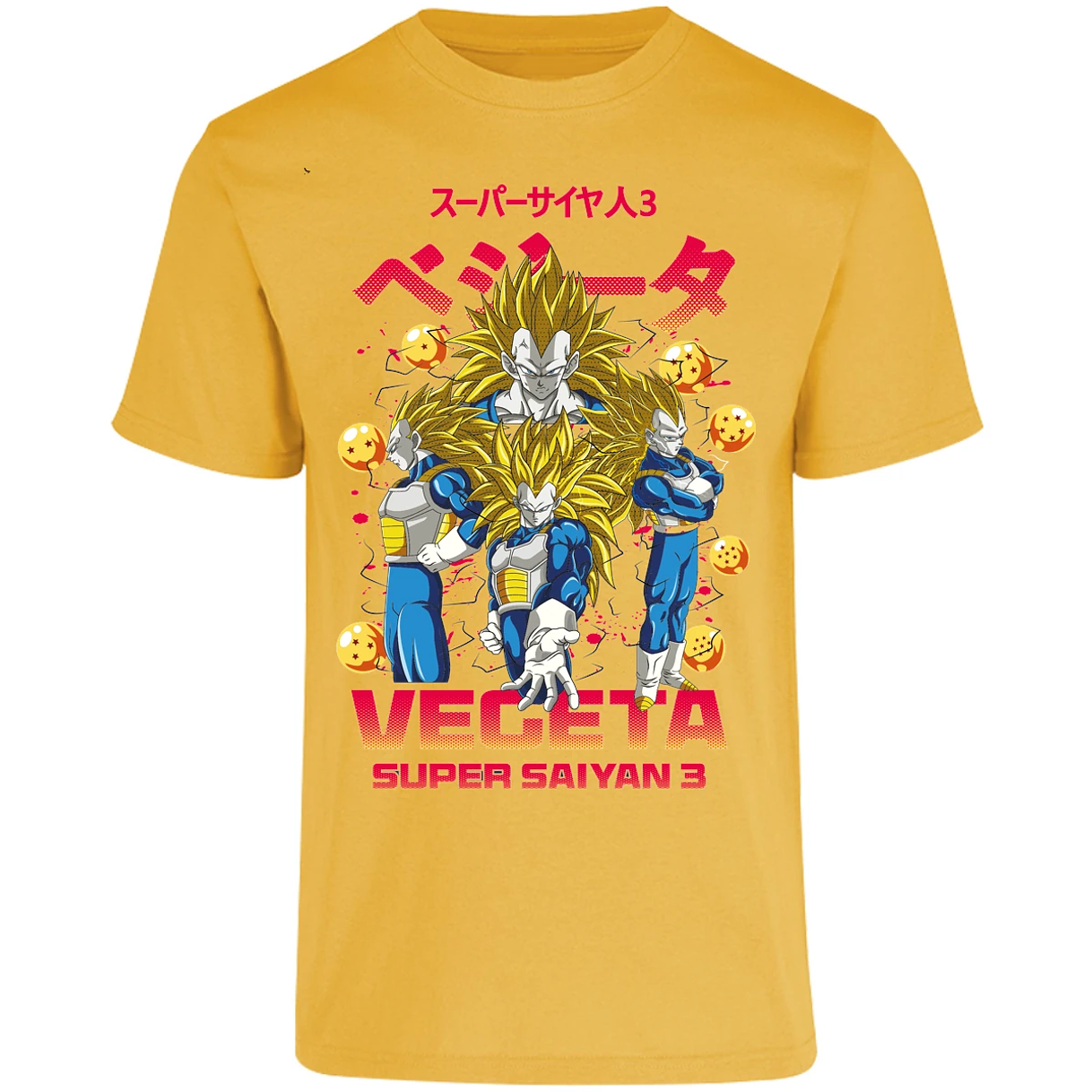 Playera Dragon Ball Vegeta Super Saiyan 3 para Adulto 30