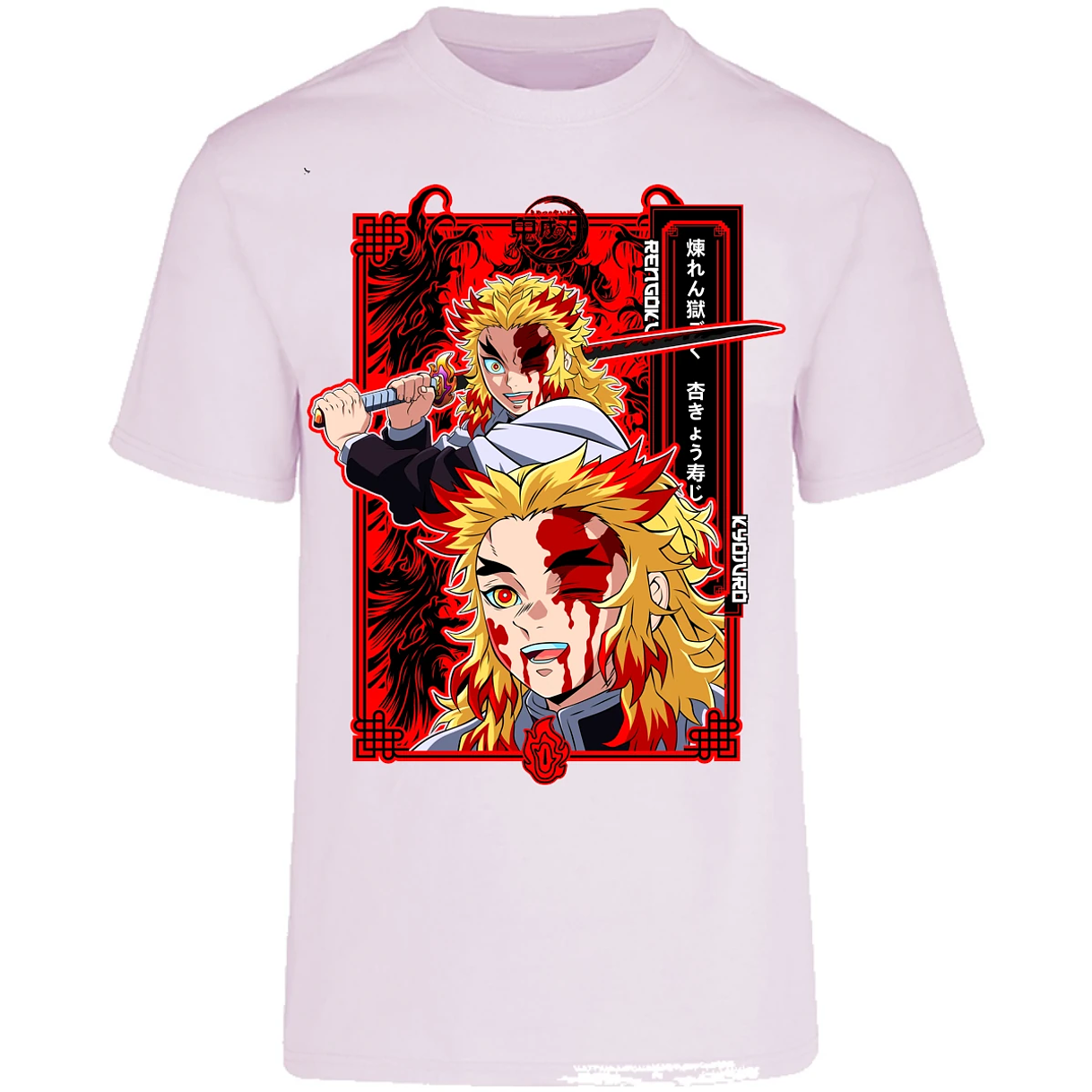 Playera Demon Slayer Kyojuro Anime para Adulto 1