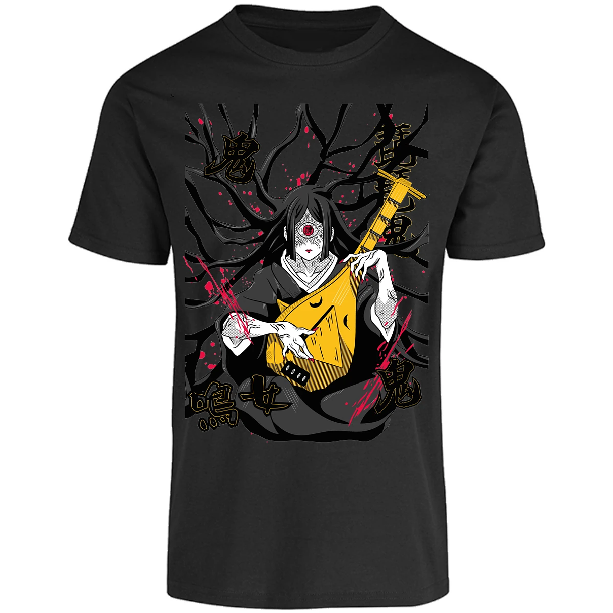 Playera Demon Slayer Luna Superior Nakime para Adulto 9
