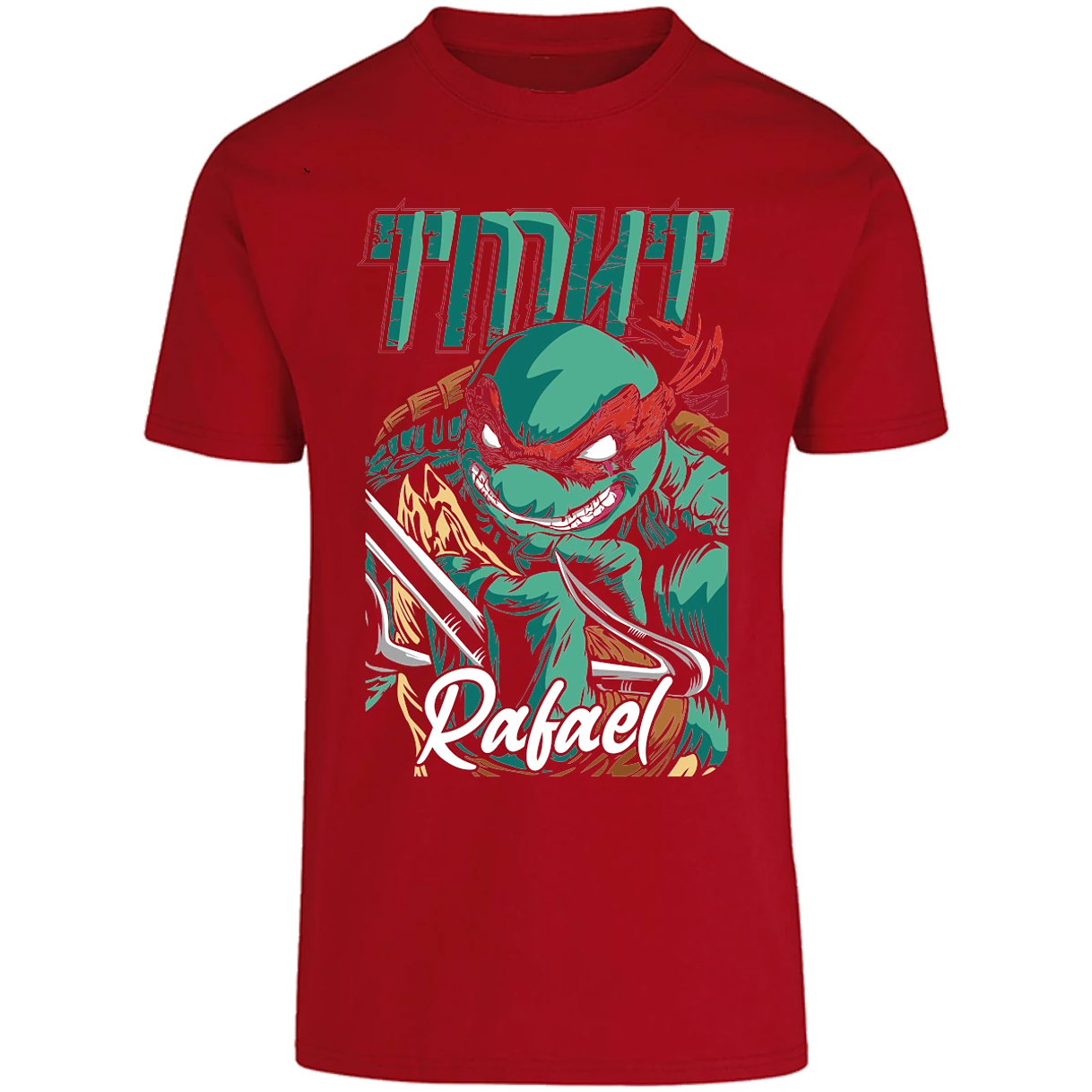 Playera Es De Series Y Peliculas Rafael Tmnt para Adulto 1