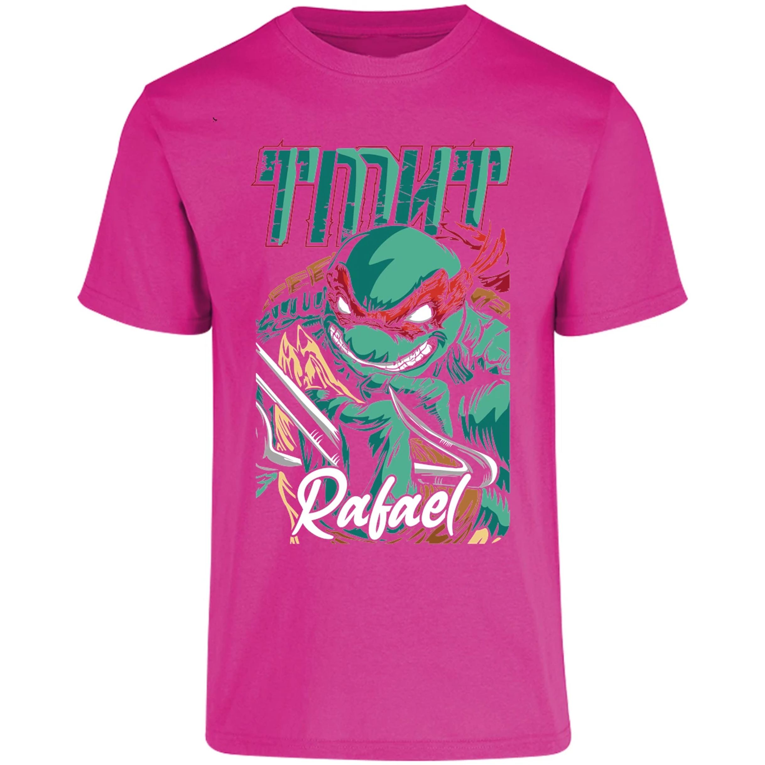 Playera Es De Series Y Peliculas Rafael Tmnt para Adulto 8