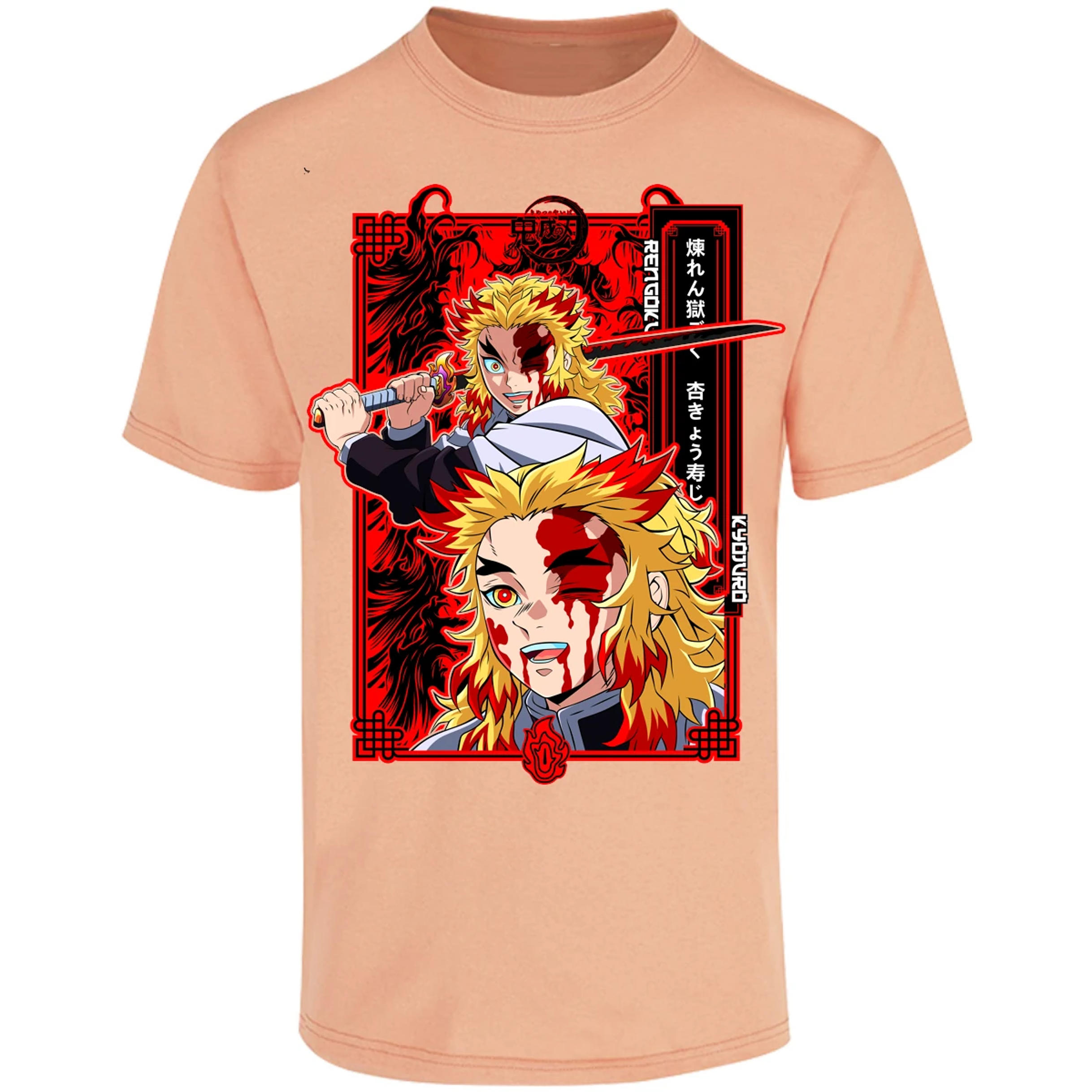 Playera Demon Slayer Kyojuro Anime para Adulto 19
