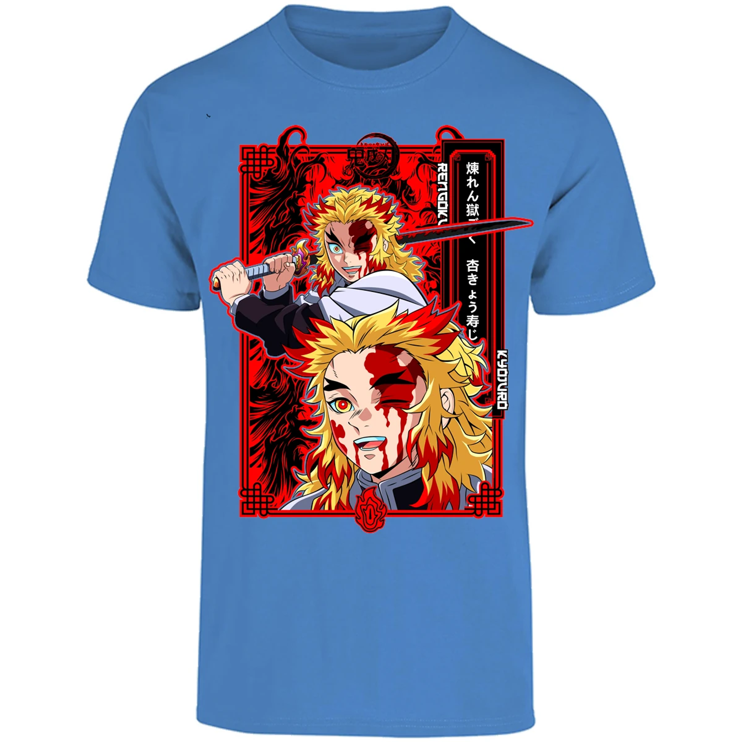 Playera Demon Slayer Kyojuro Anime para Adulto 22
