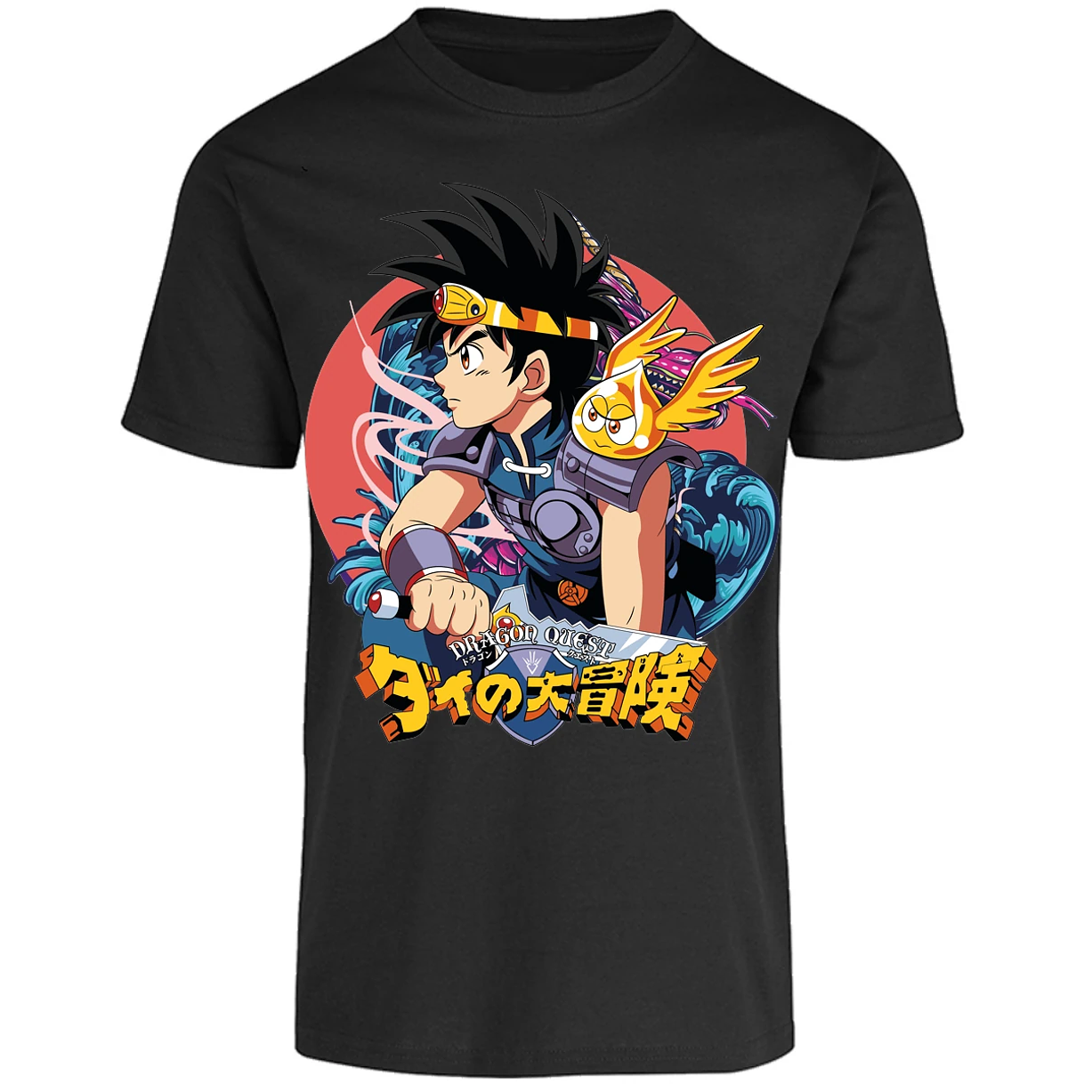 Playera Dragon Quest Dai Anime para Adulto 6
