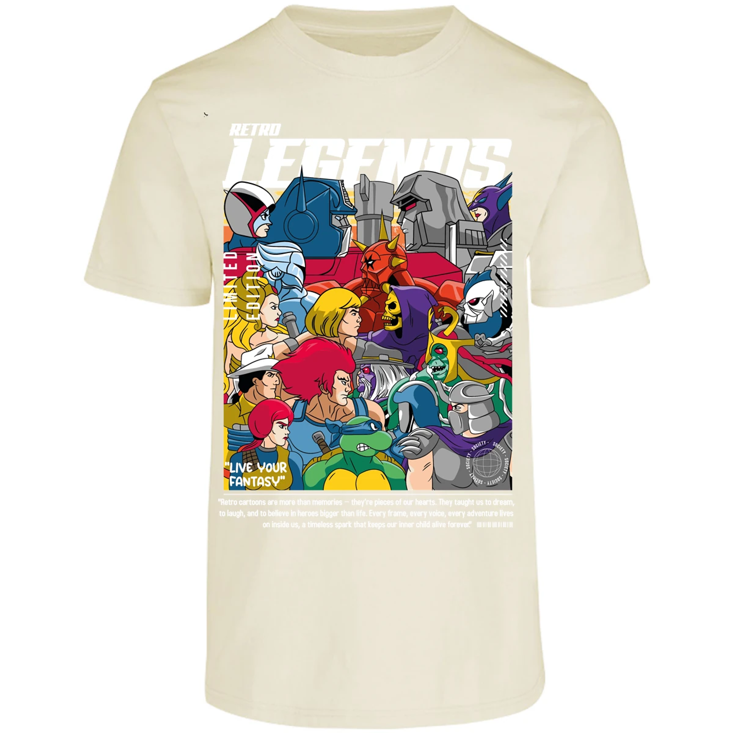Playera Es De Series Y Peliculas Retro Legends para Adulto 27