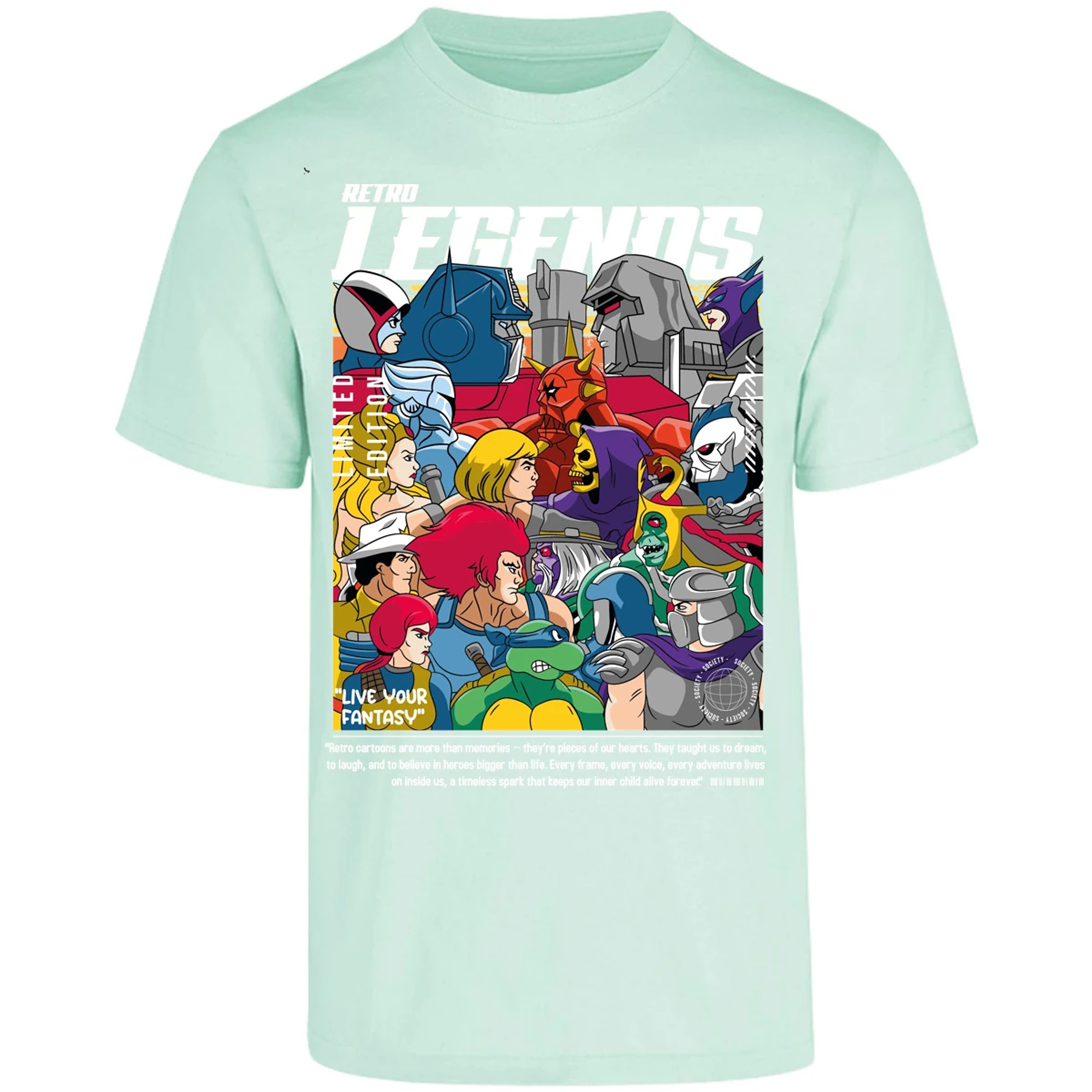 Playera Es De Series Y Peliculas Retro Legends para Adulto 30
