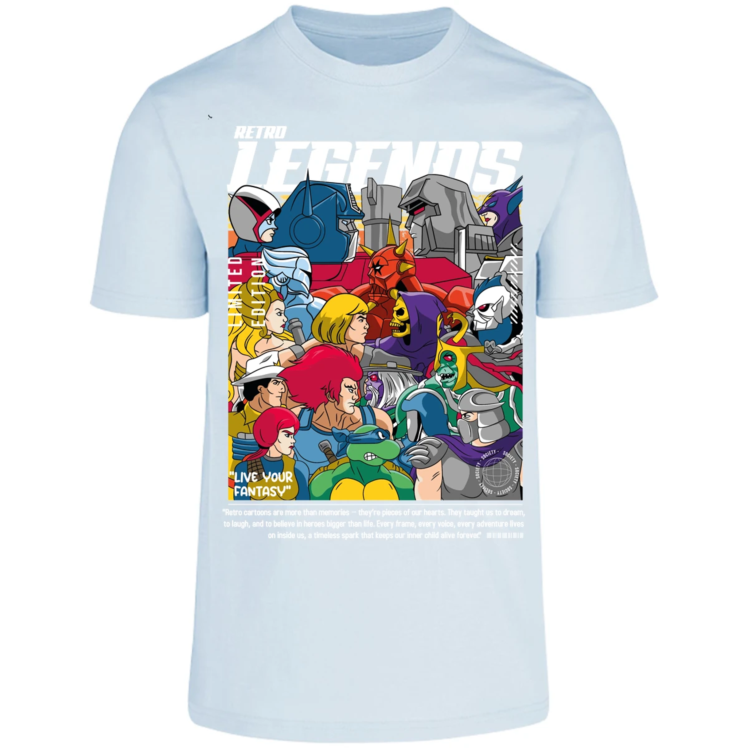 Playera Es De Series Y Peliculas Retro Legends para Adulto 26