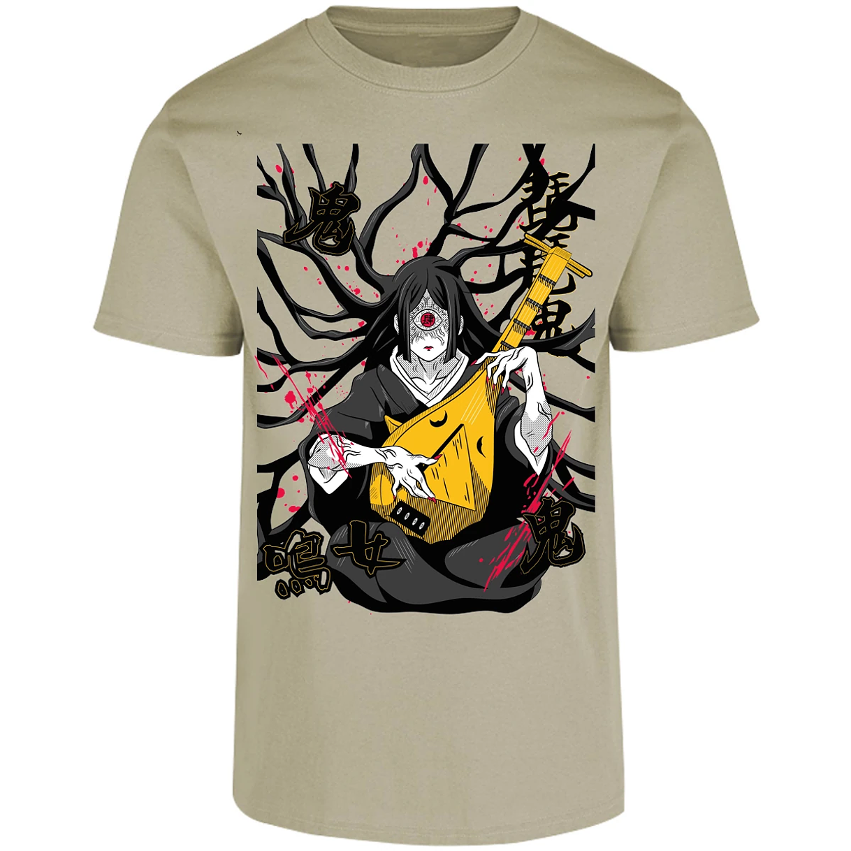 Playera Demon Slayer Luna Superior Nakime para Adulto 11