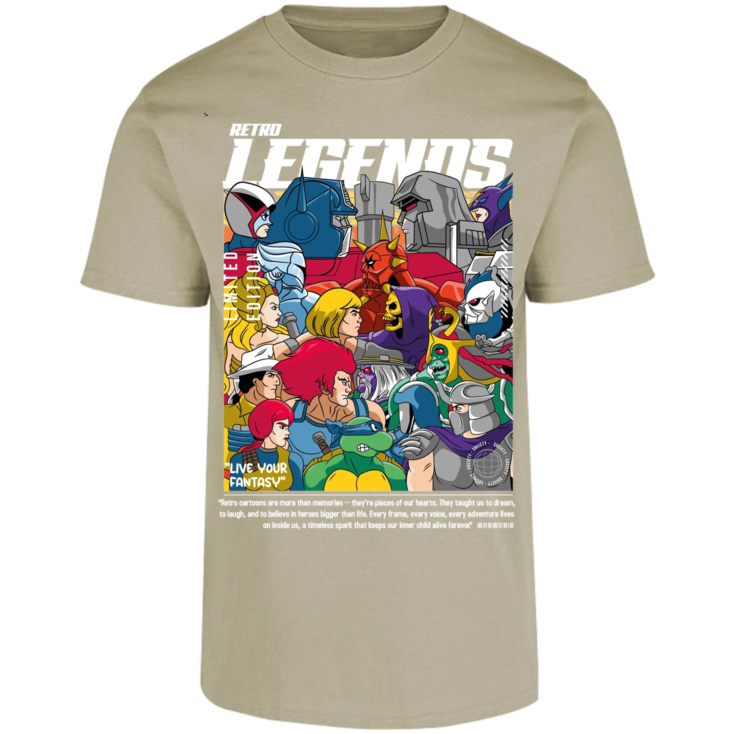 Playera Es De Series Y Peliculas Retro Legends para Adulto 19
