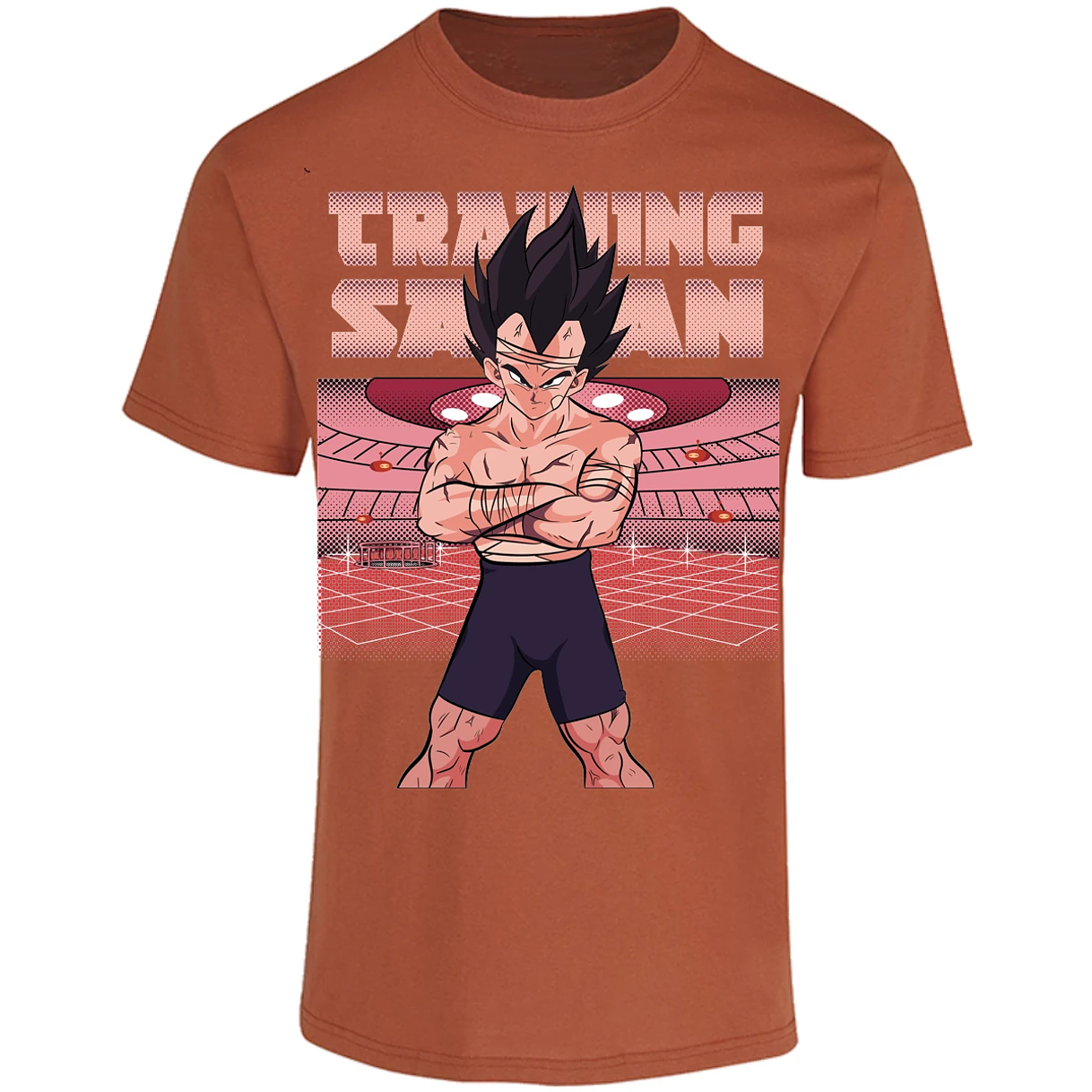 Playera Dragon Ball Vegeta Training para Adulto 11