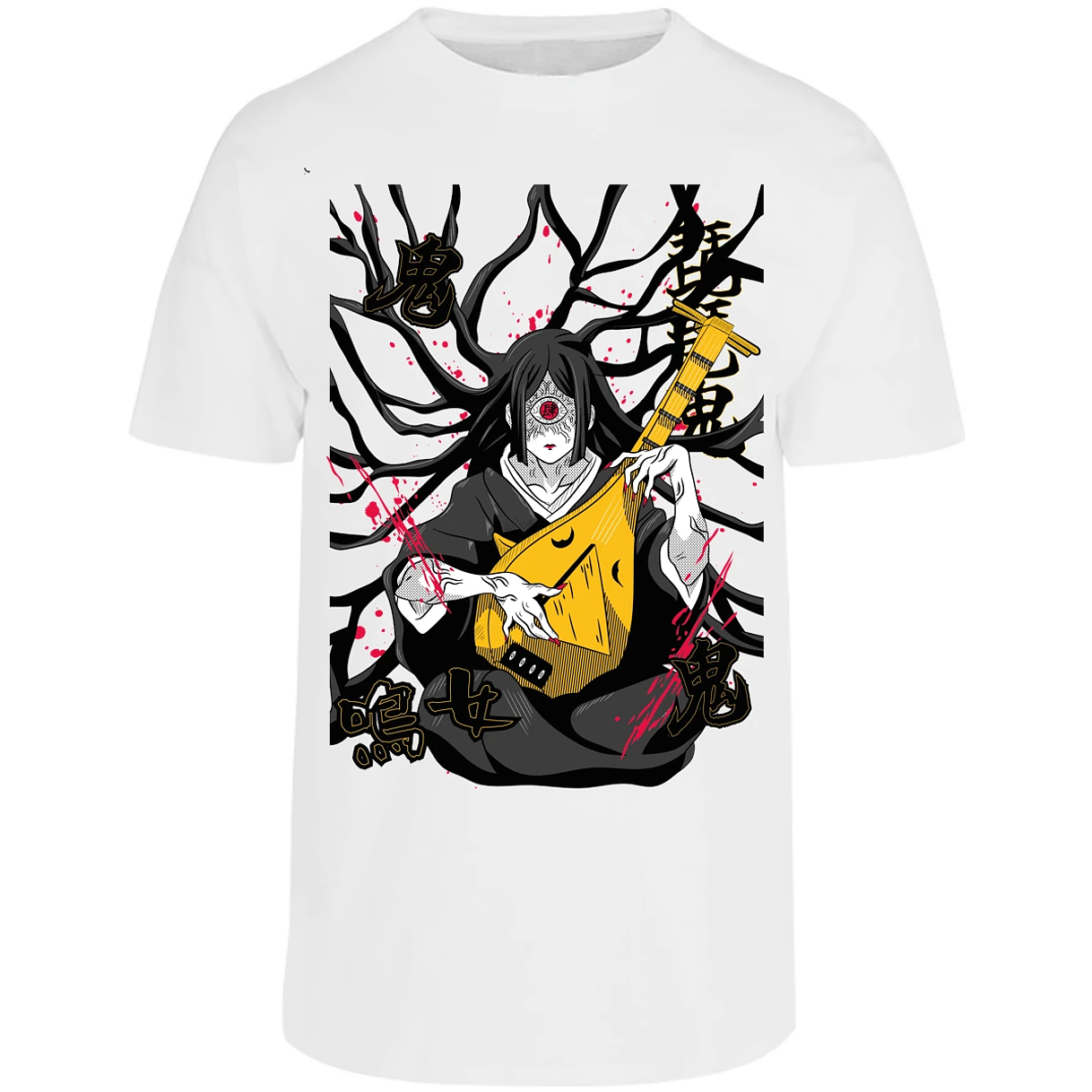 Playera Demon Slayer Luna Superior Nakime para Adulto 25