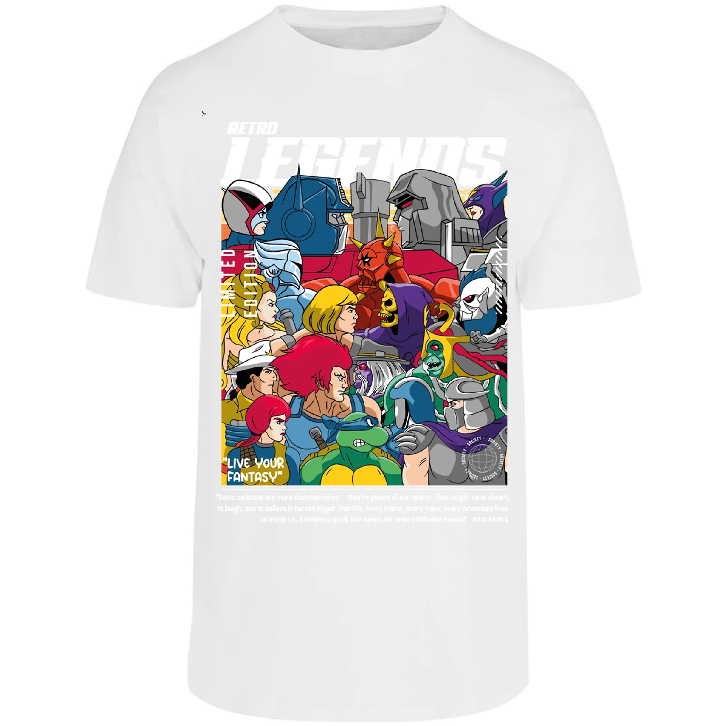 Playera Es De Series Y Peliculas Retro Legends para Adulto 21