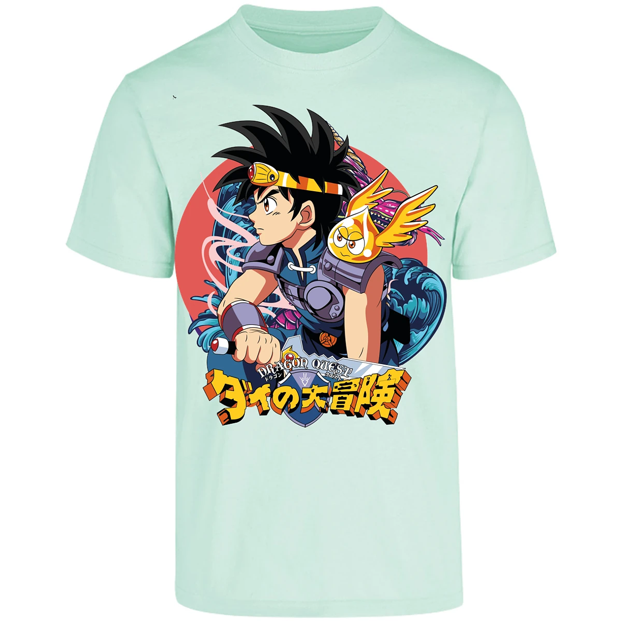 Playera Dragon Quest Dai Anime para Adulto 30