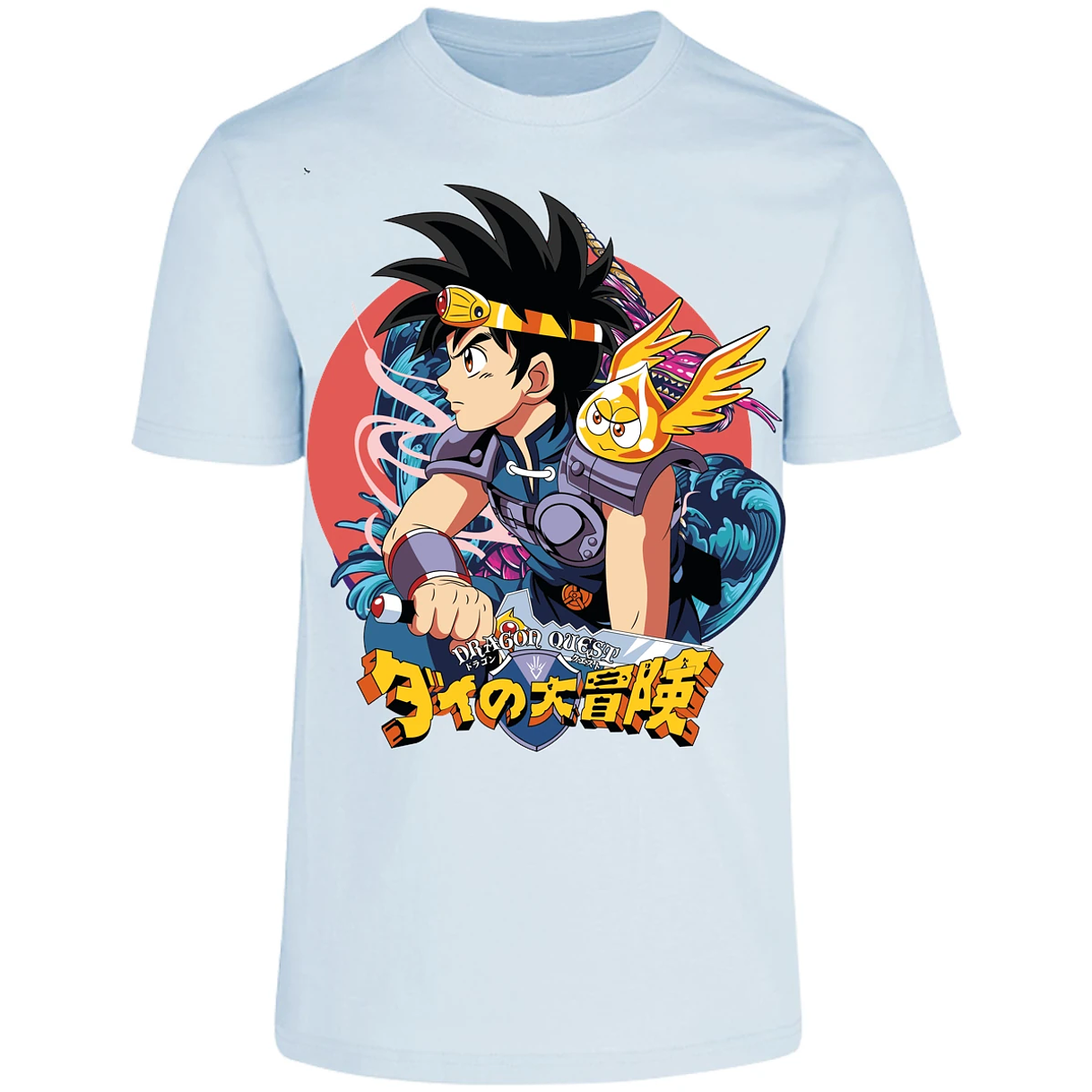 Playera Dragon Quest Dai Anime para Adulto 12