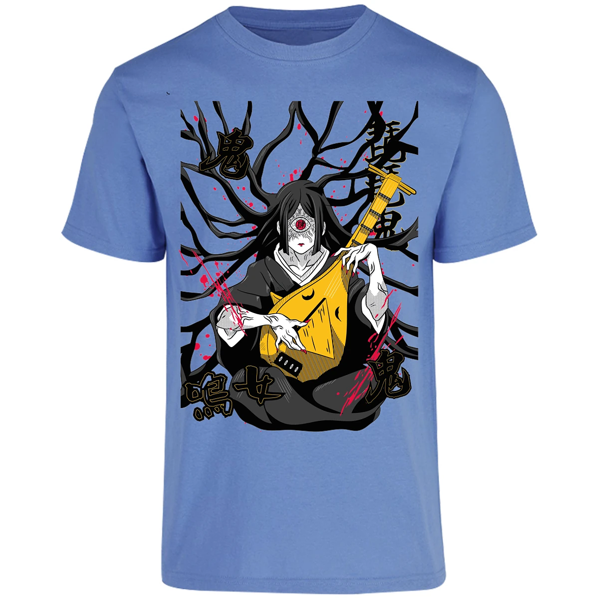 Playera Demon Slayer Luna Superior Nakime para Adulto 8