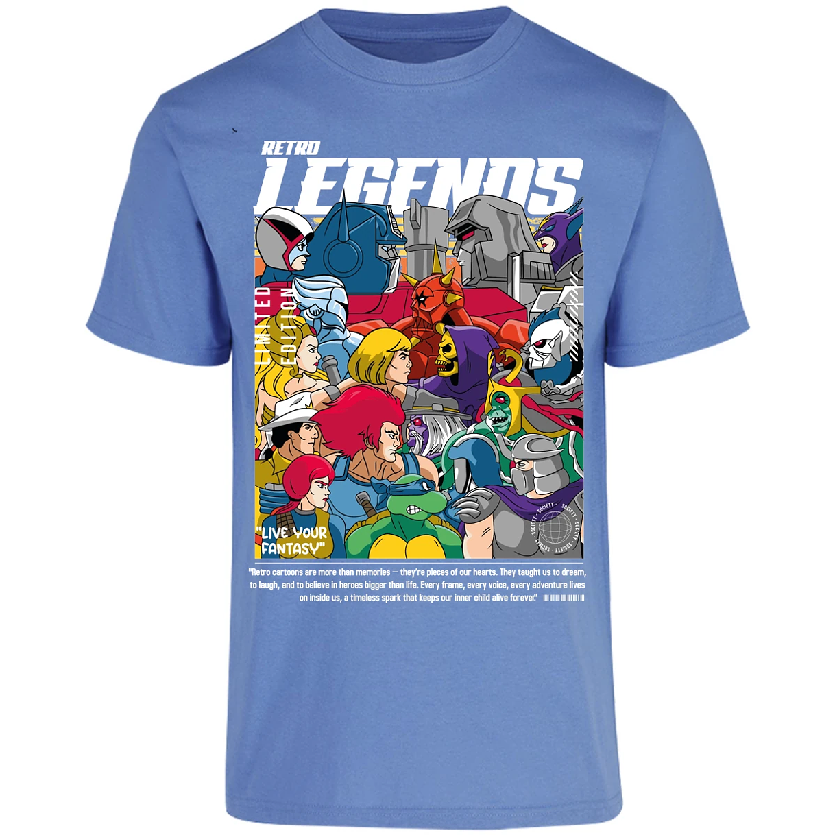 Playera Es De Series Y Peliculas Retro Legends para Adulto 13