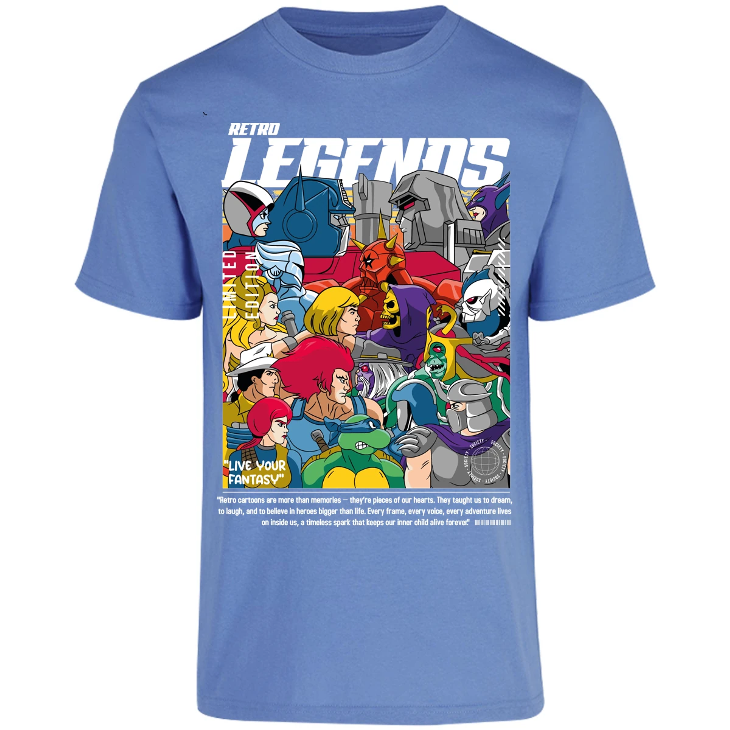 Playera Es De Series Y Peliculas Retro Legends para Adulto 13
