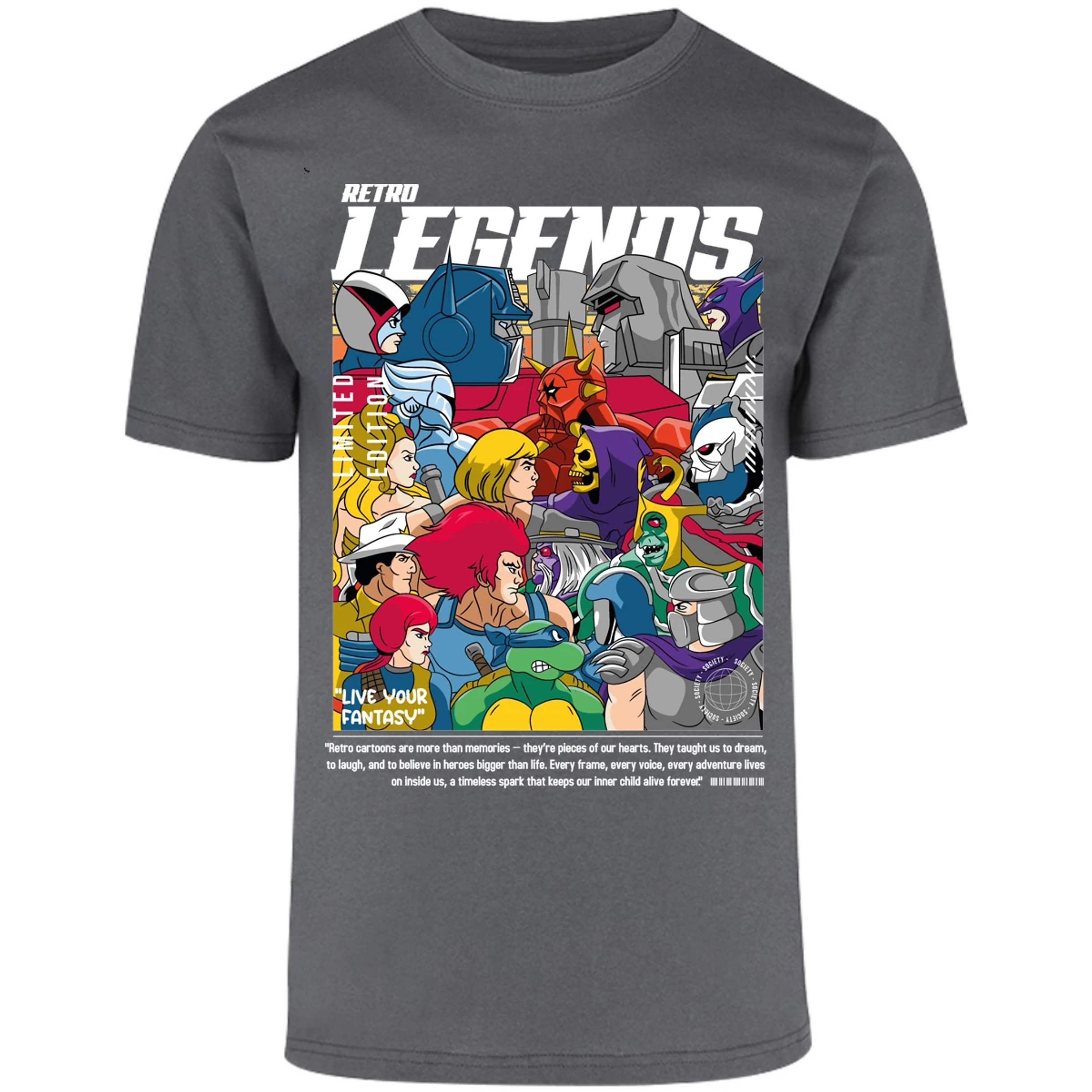 Playera Es De Series Y Peliculas Retro Legends para Adulto 20