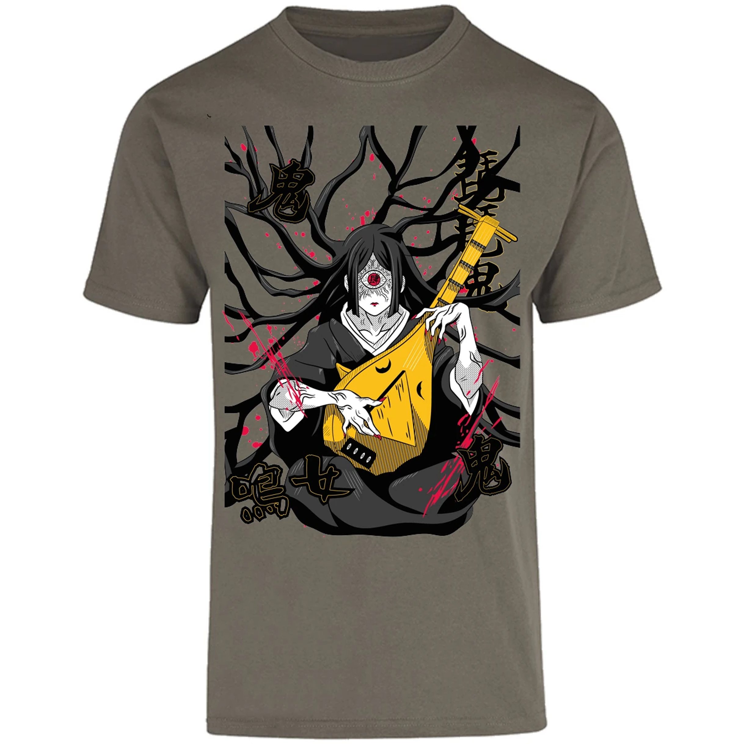 Playera Demon Slayer Luna Superior Nakime para Adulto 6