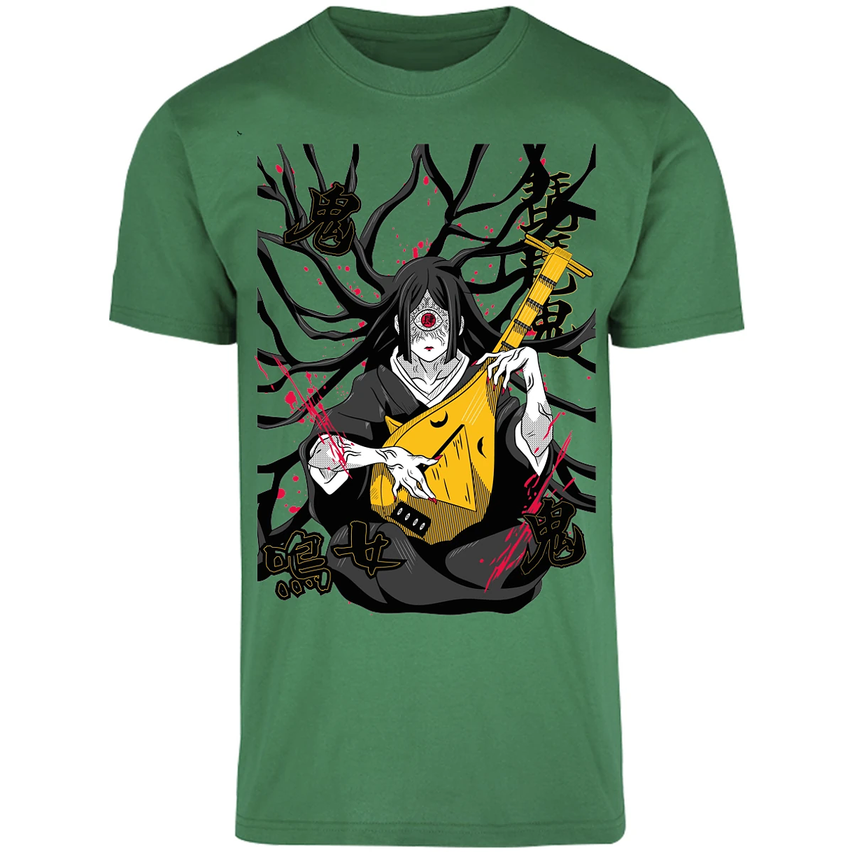 Playera Demon Slayer Luna Superior Nakime para Adulto 7