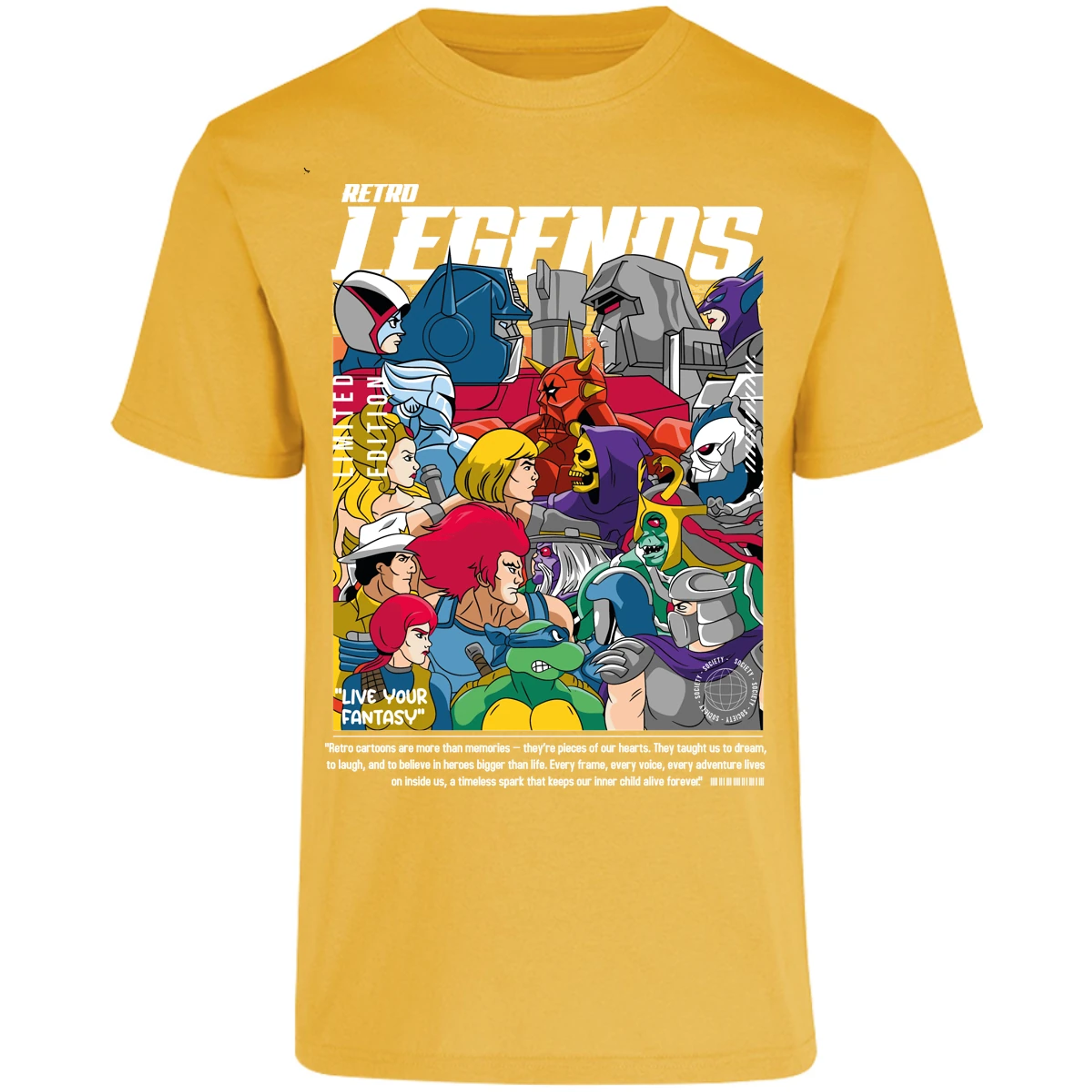Playera Es De Series Y Peliculas Retro Legends para Adulto 3