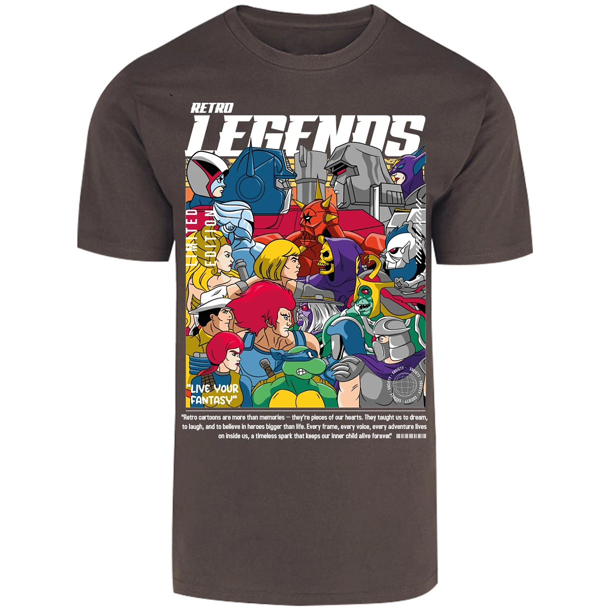 Playera Es De Series Y Peliculas Retro Legends para Adulto 12