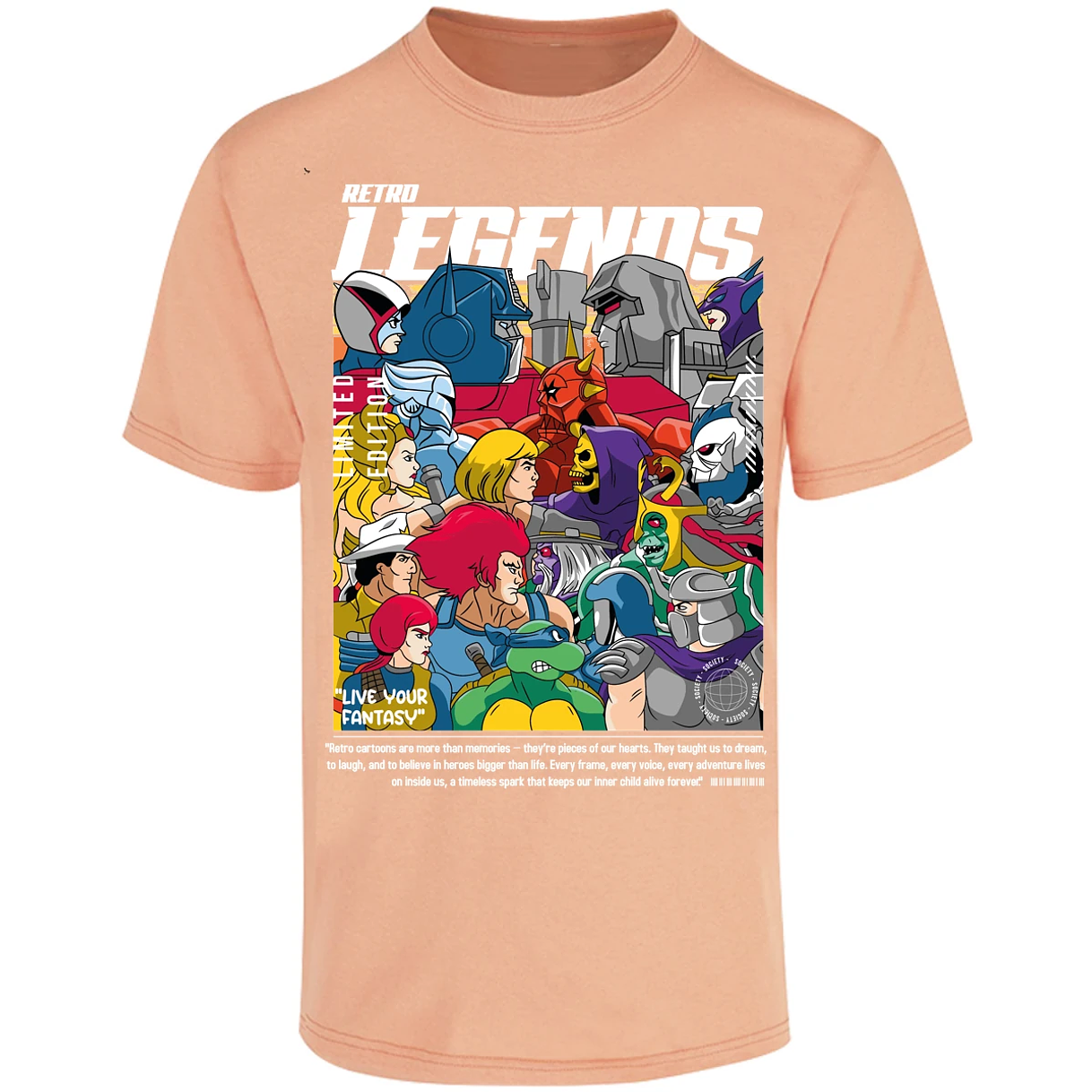 Playera Es De Series Y Peliculas Retro Legends para Adulto 6