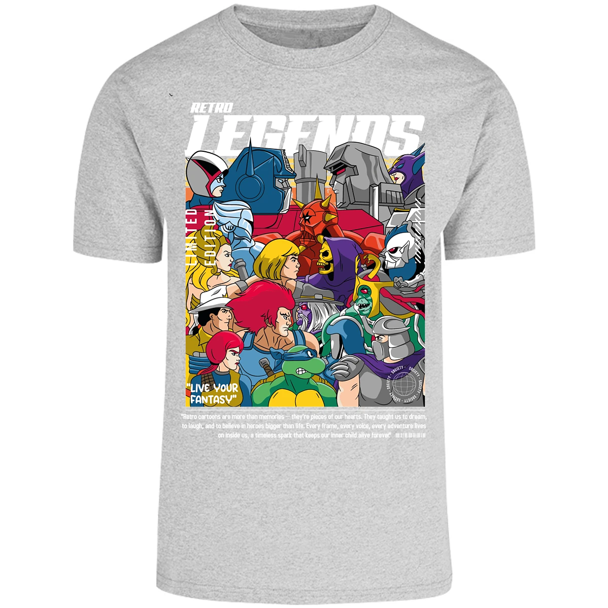 Playera Es De Series Y Peliculas Retro Legends para Adulto 8