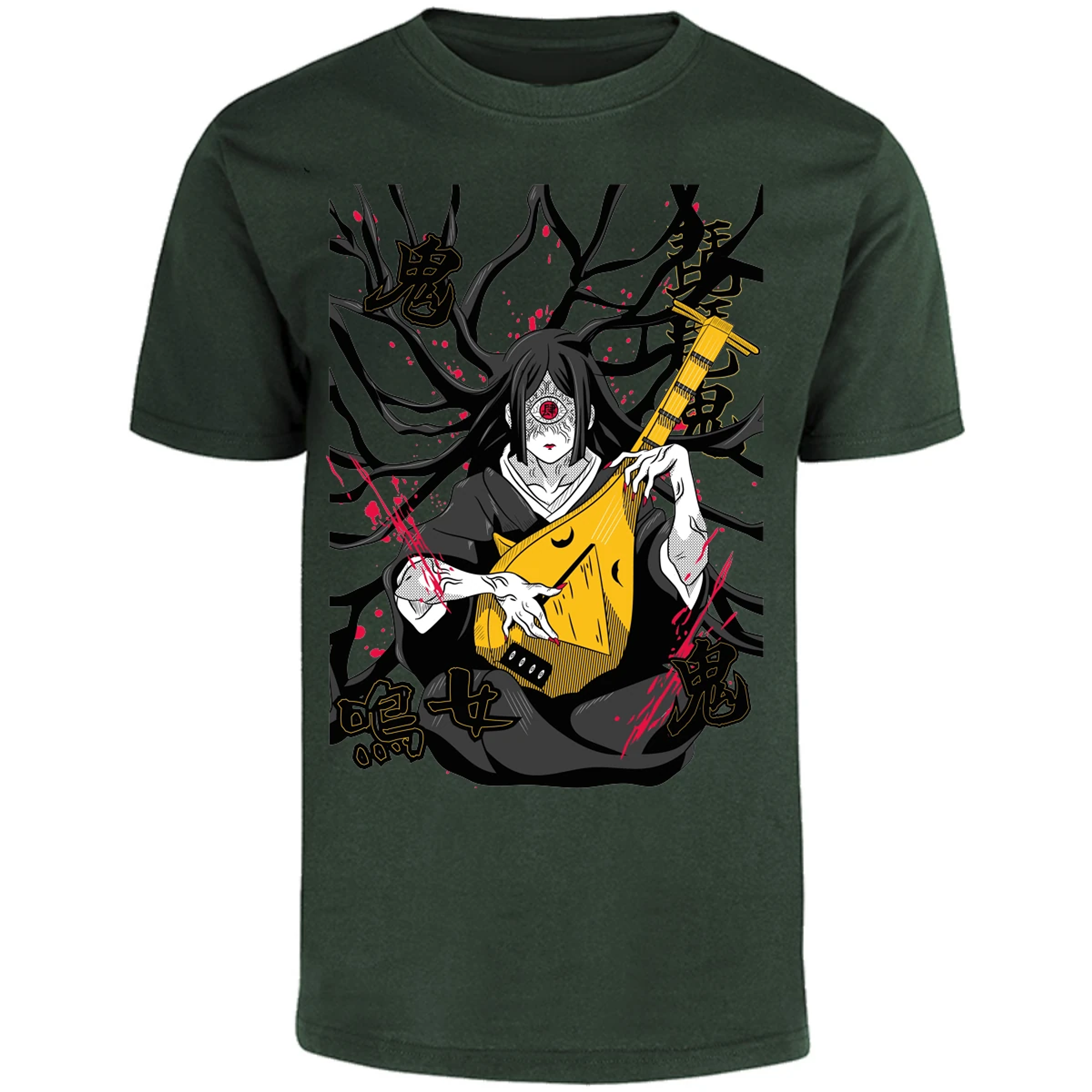 Playera Demon Slayer Luna Superior Nakime para Adulto 12