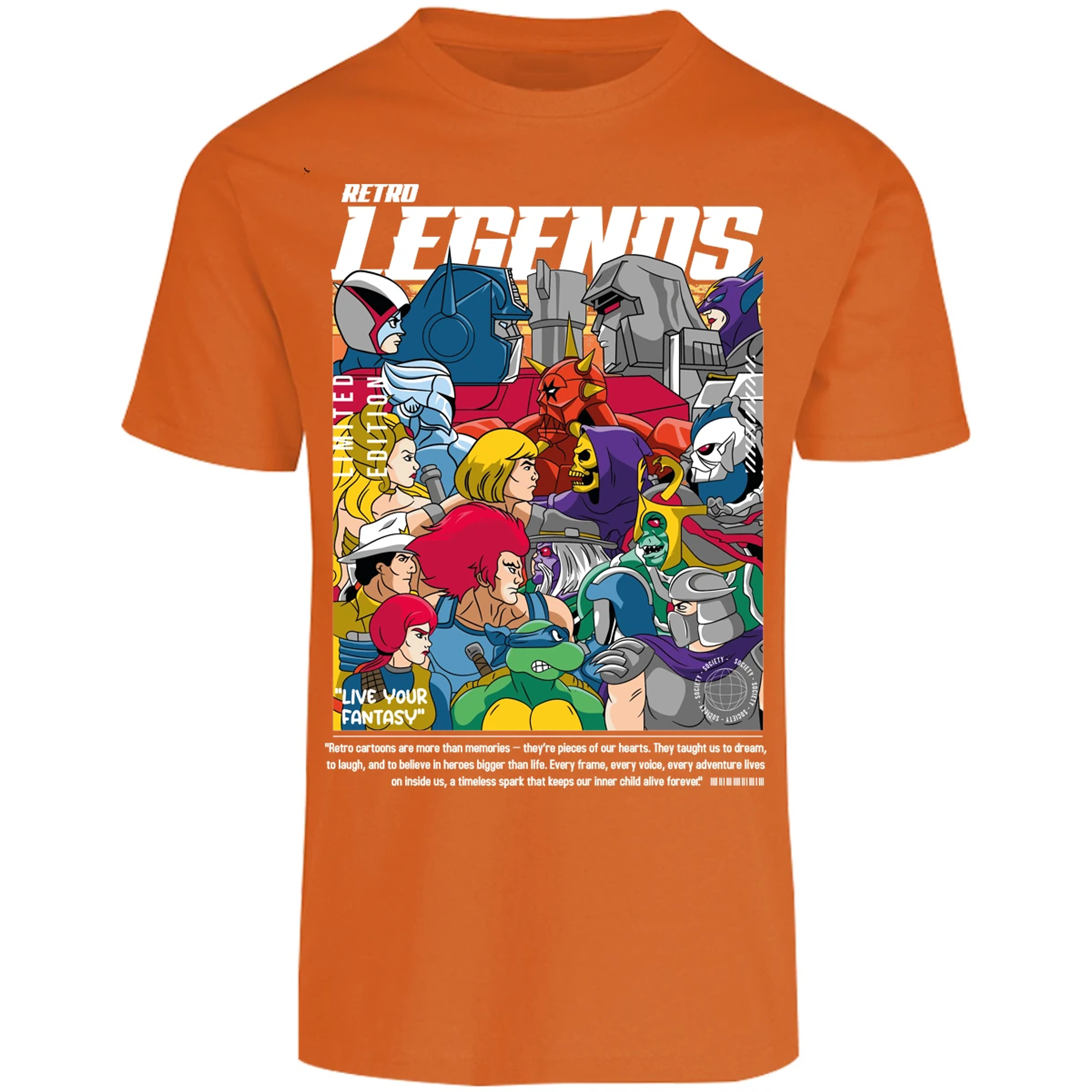 Playera Es De Series Y Peliculas Retro Legends para Adulto 11