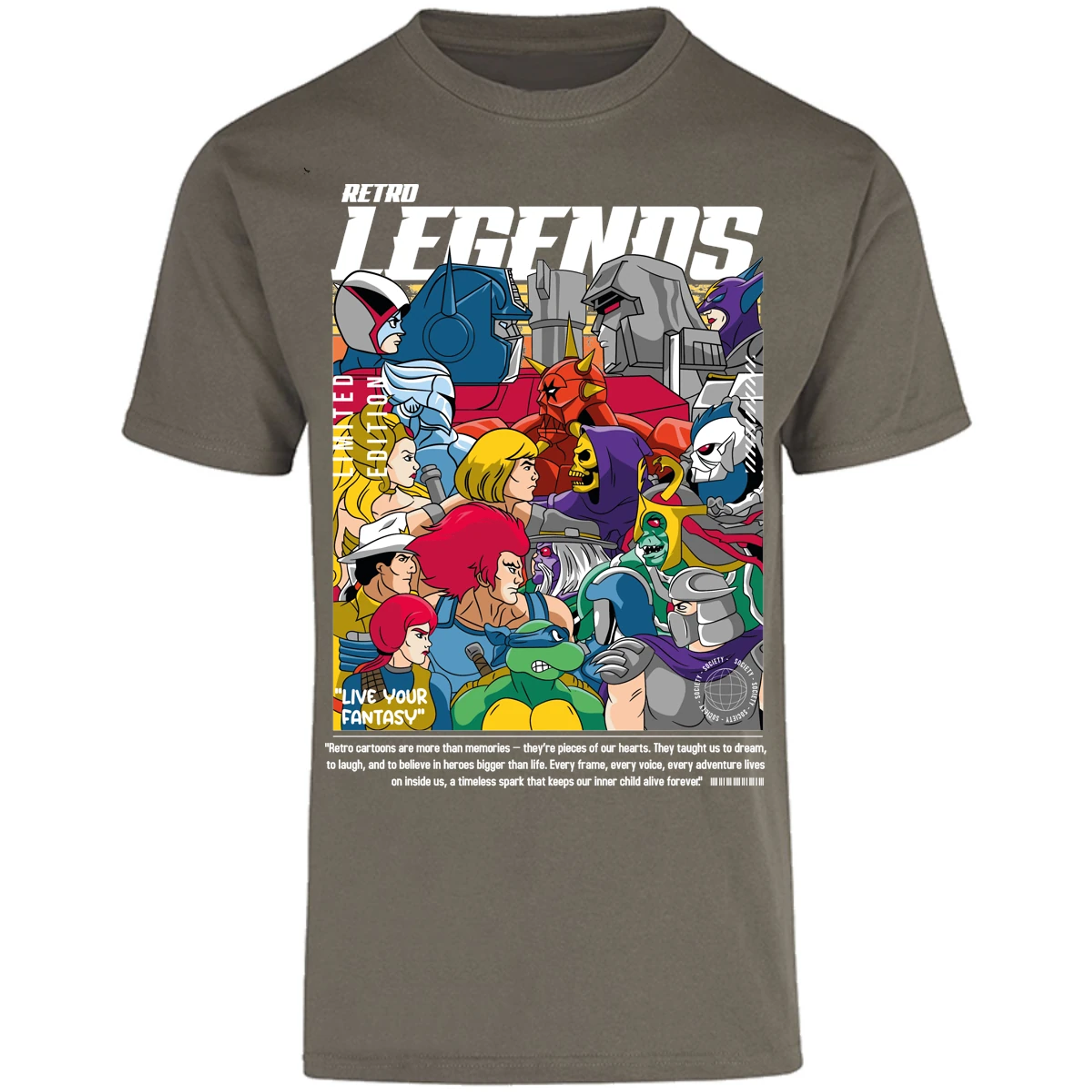 Playera Es De Series Y Peliculas Retro Legends para Adulto 14