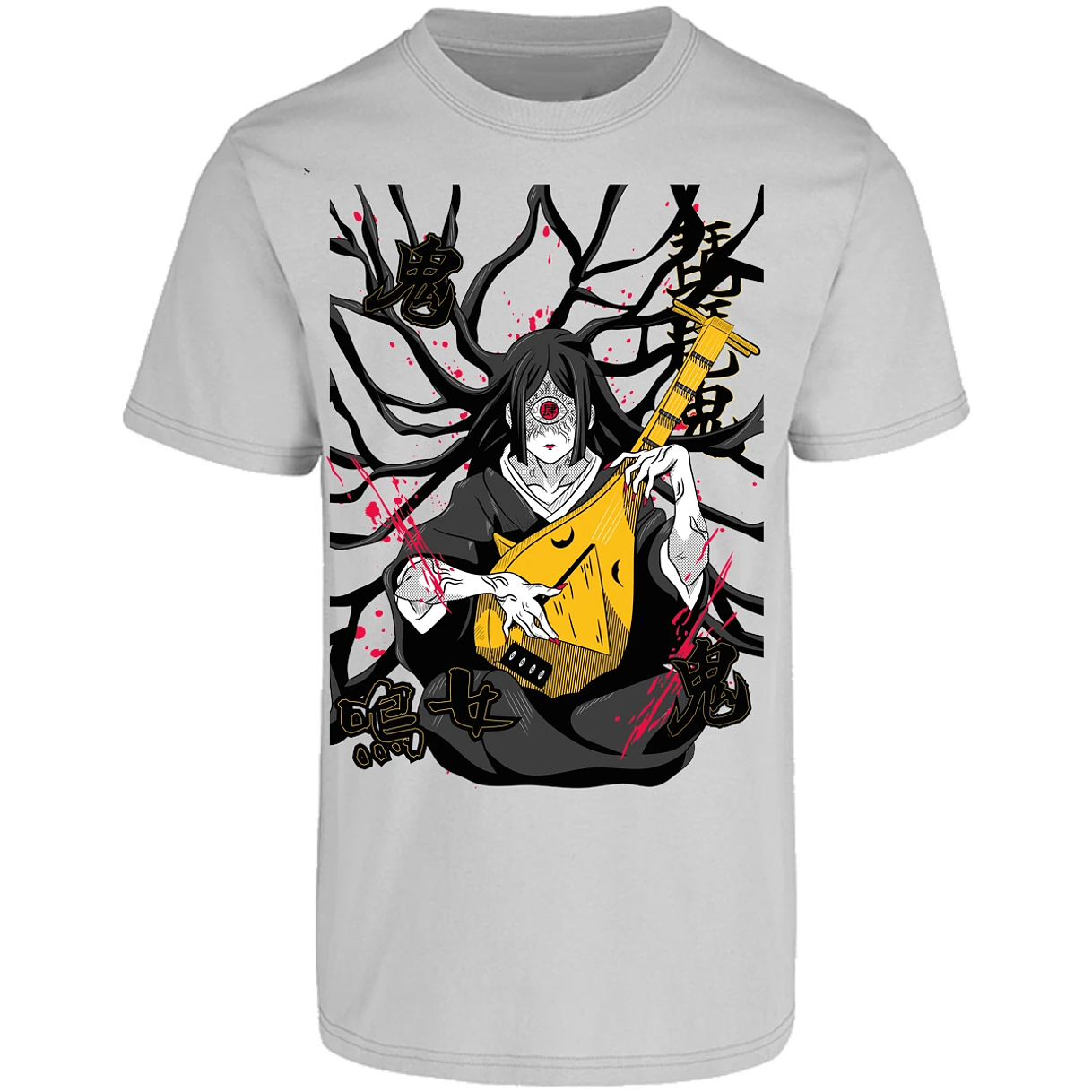 Playera Demon Slayer Luna Superior Nakime para Adulto 15
