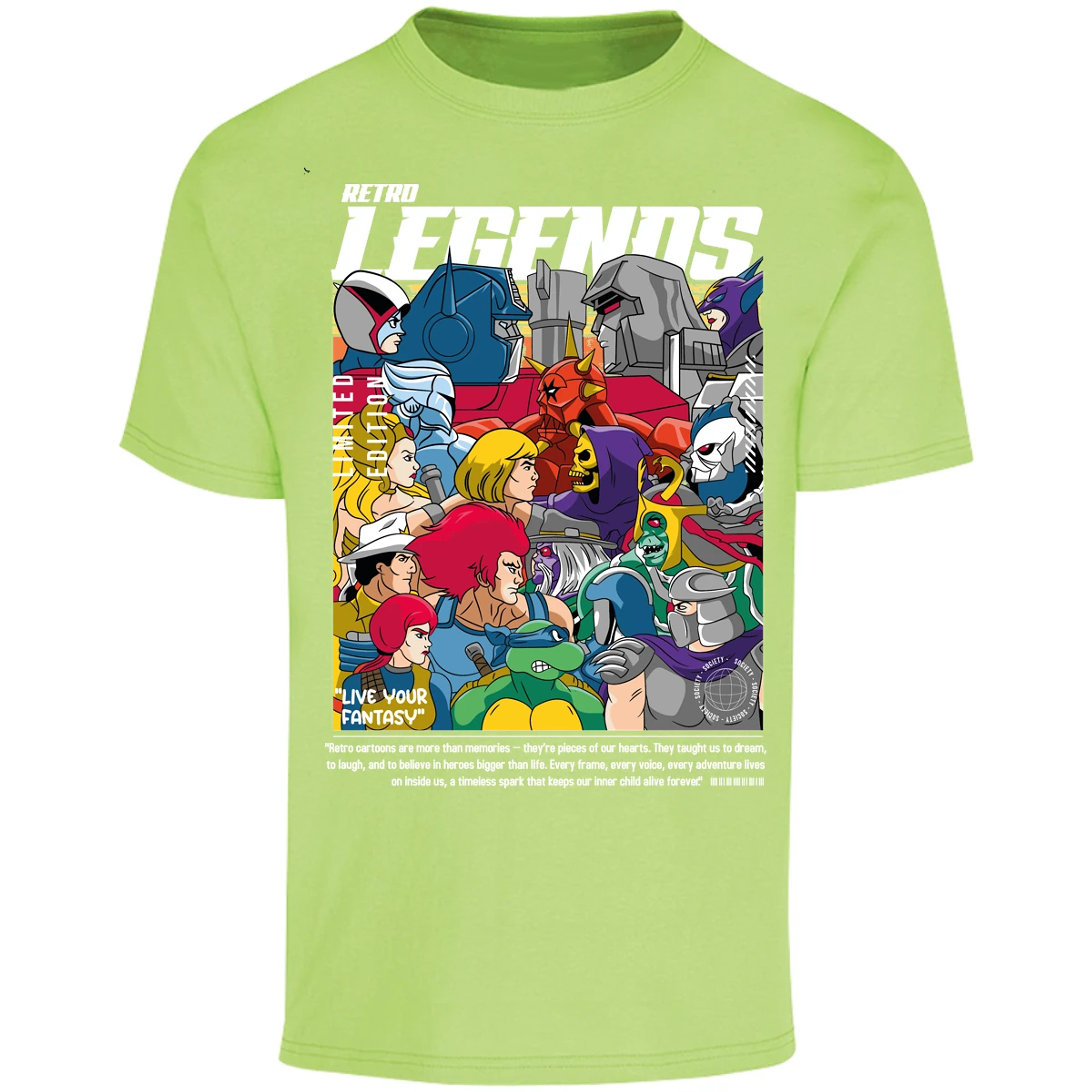 Playera Es De Series Y Peliculas Retro Legends para Adulto 15