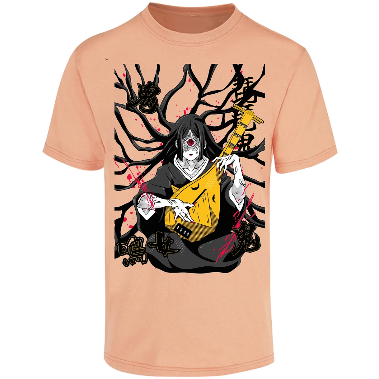 Playera Demon Slayer Luna Superior Nakime para Adulto 23