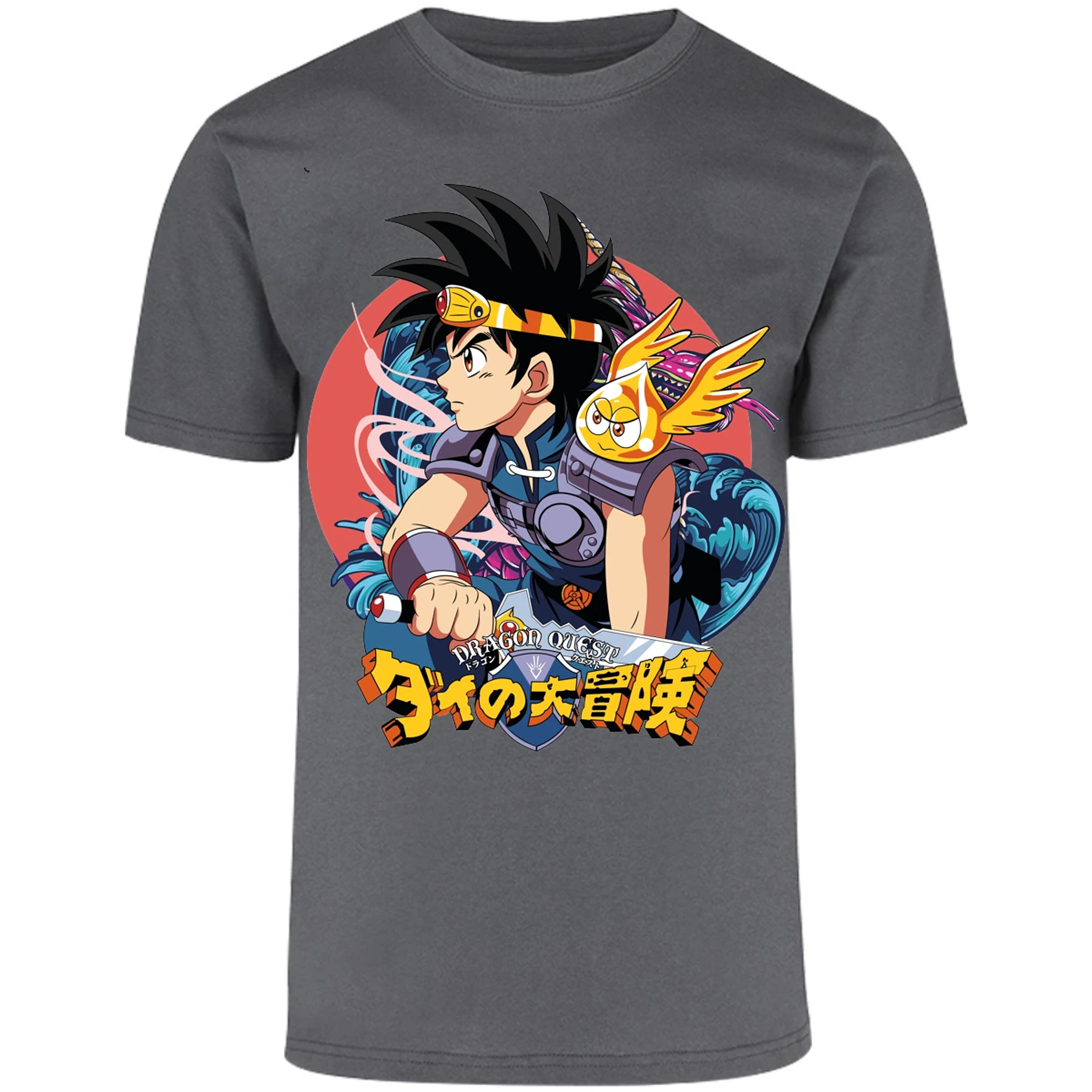 Playera Dragon Quest Dai Anime para Adulto 19