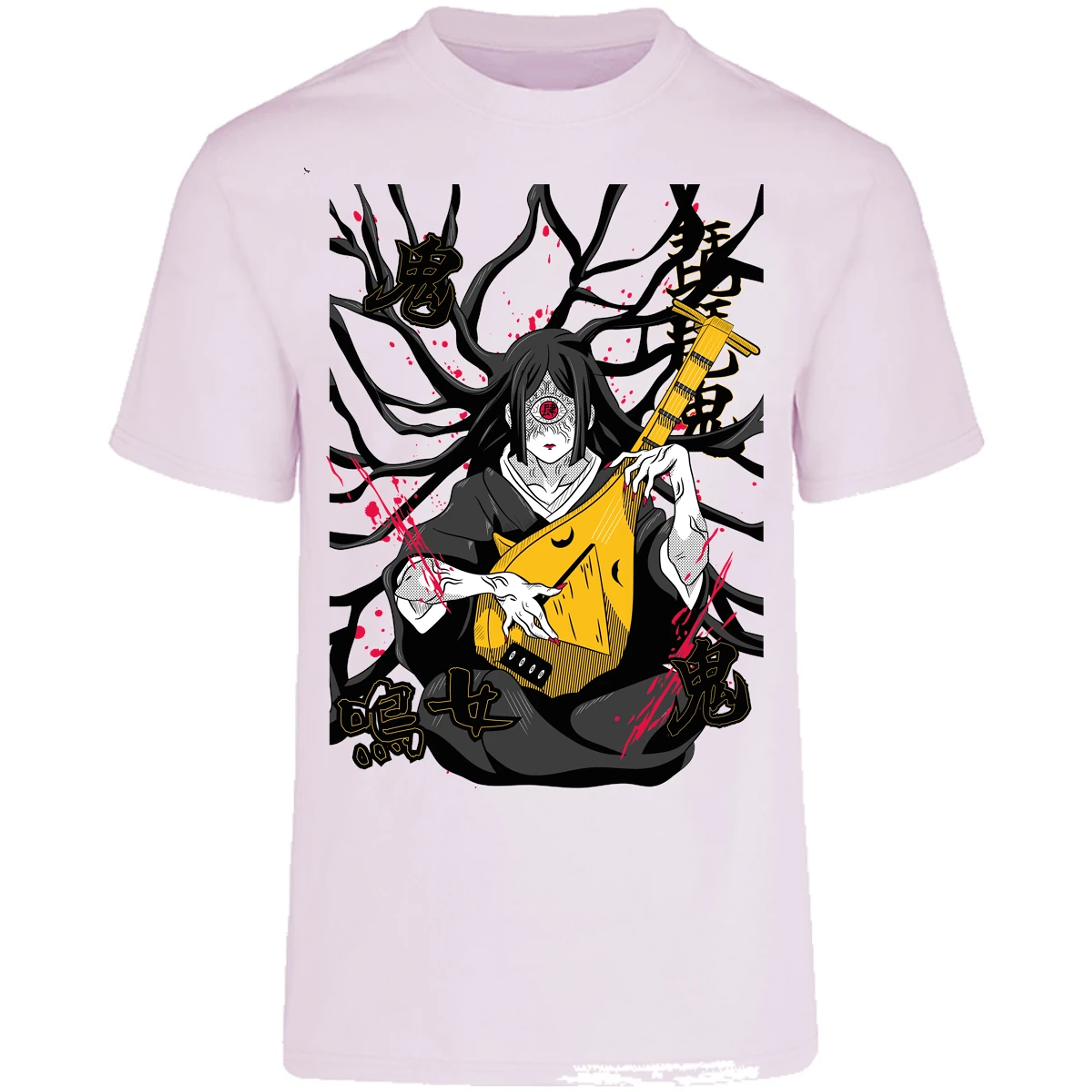 Playera Demon Slayer Luna Superior Nakime para Adulto 19