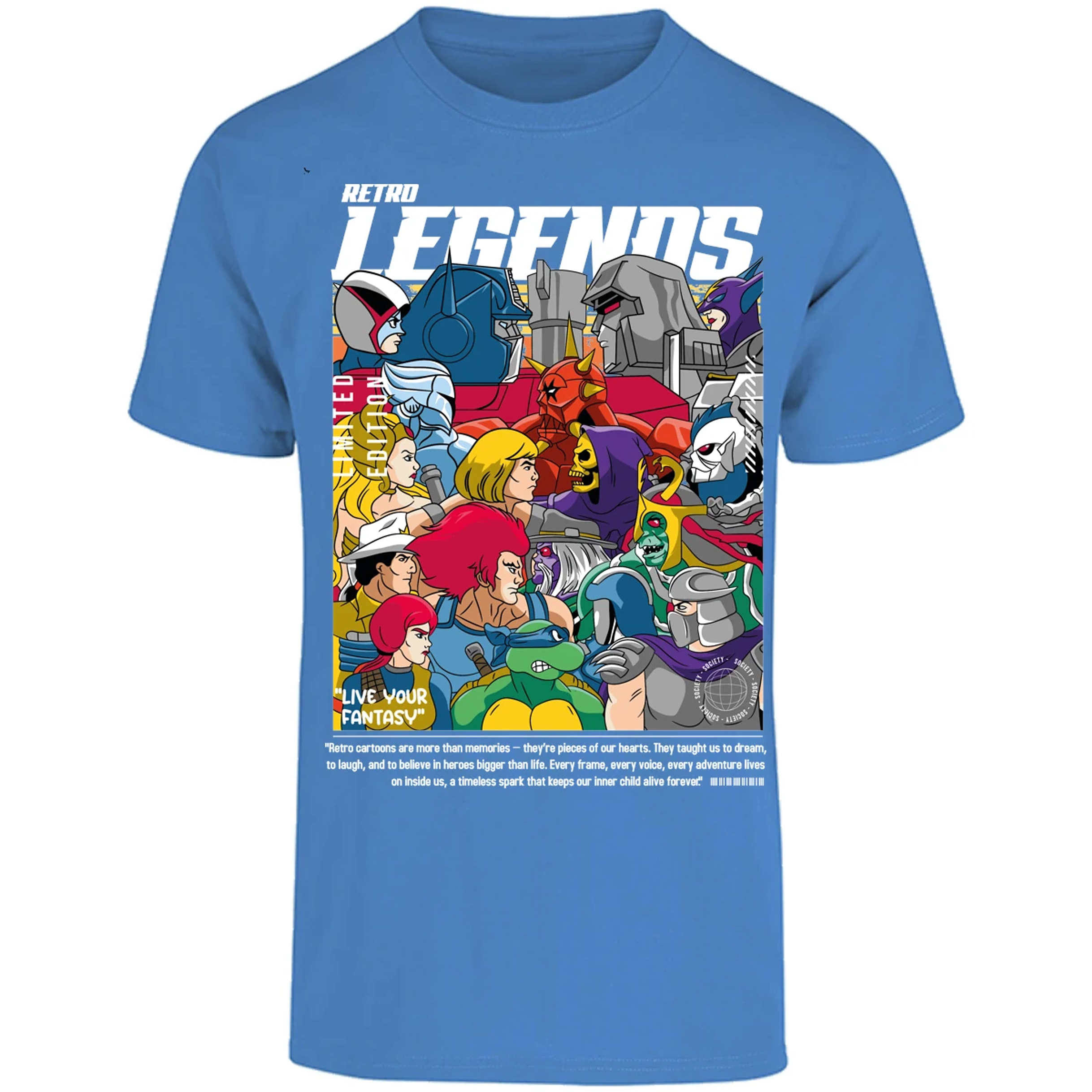 Playera Es De Series Y Peliculas Retro Legends para Adulto 22