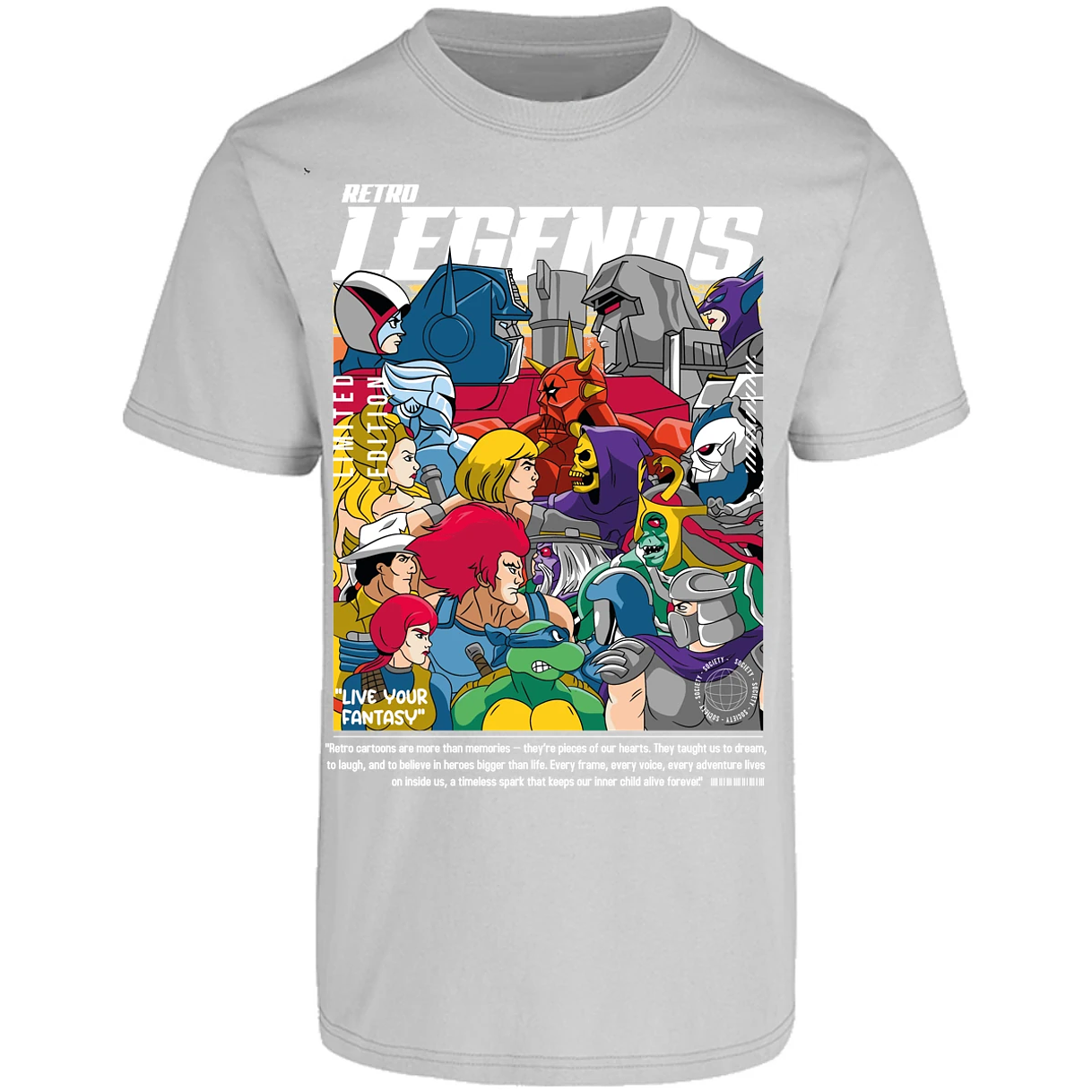Playera Es De Series Y Peliculas Retro Legends para Adulto 23