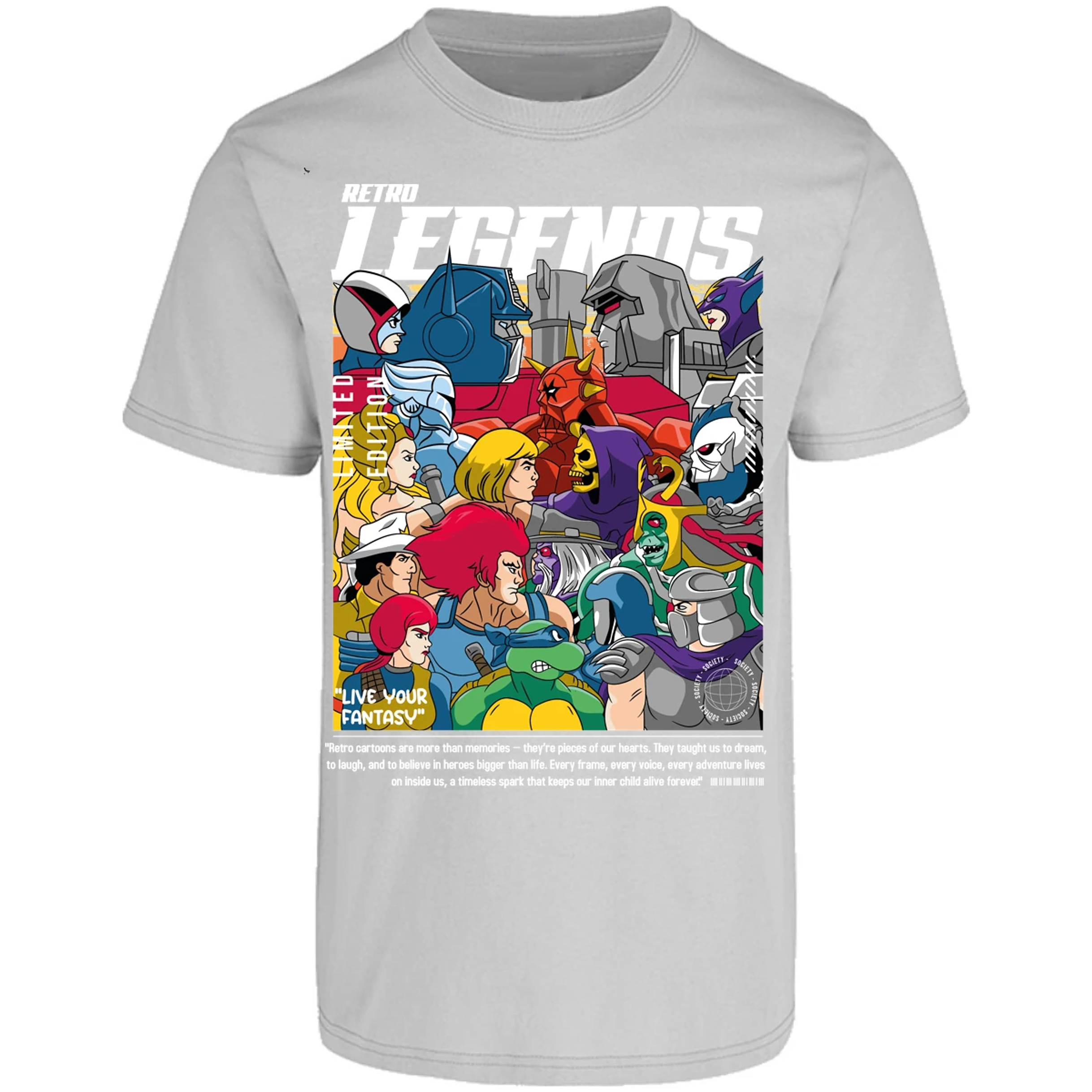 Playera Es De Series Y Peliculas Retro Legends para Adulto 23
