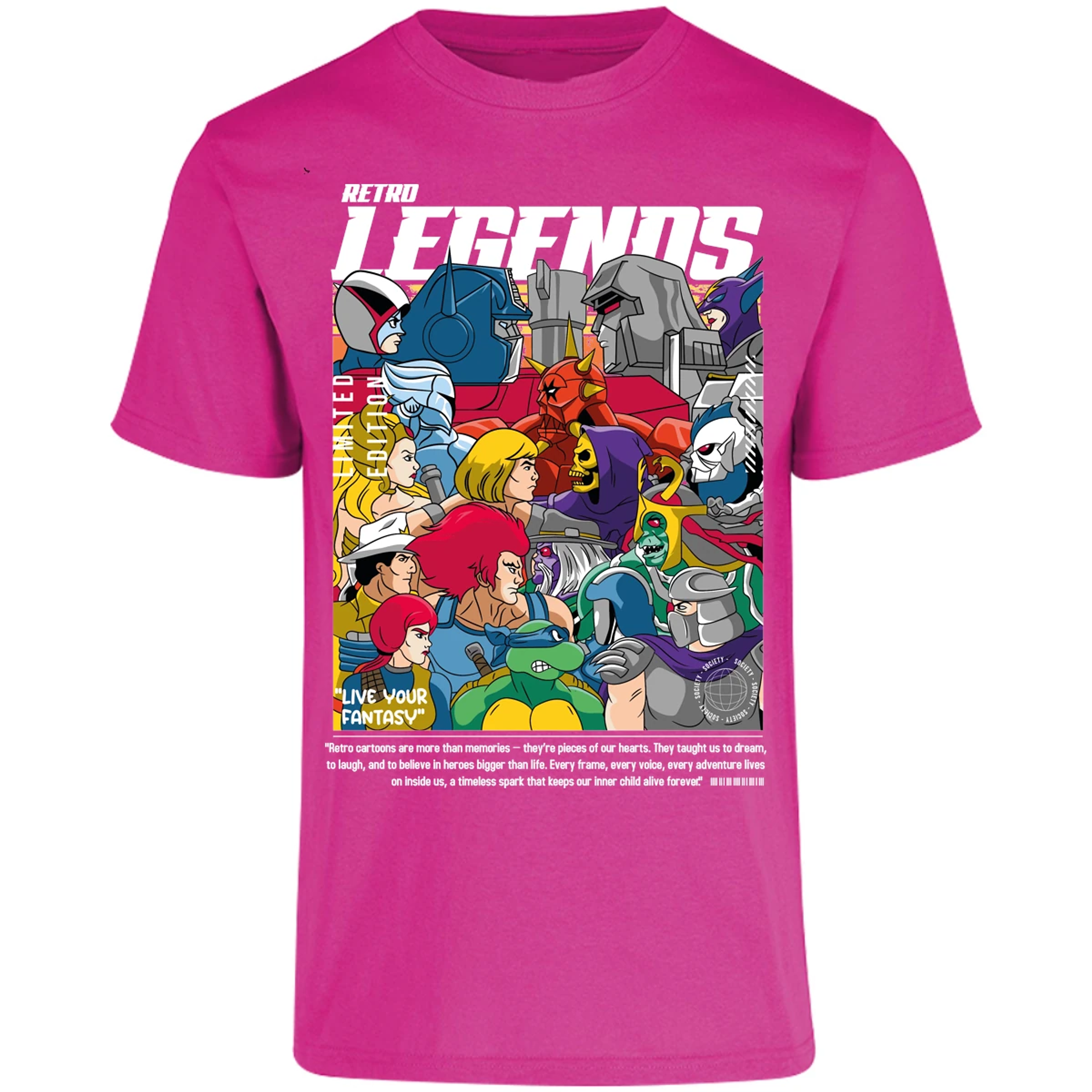 Playera Es De Series Y Peliculas Retro Legends para Adulto 28