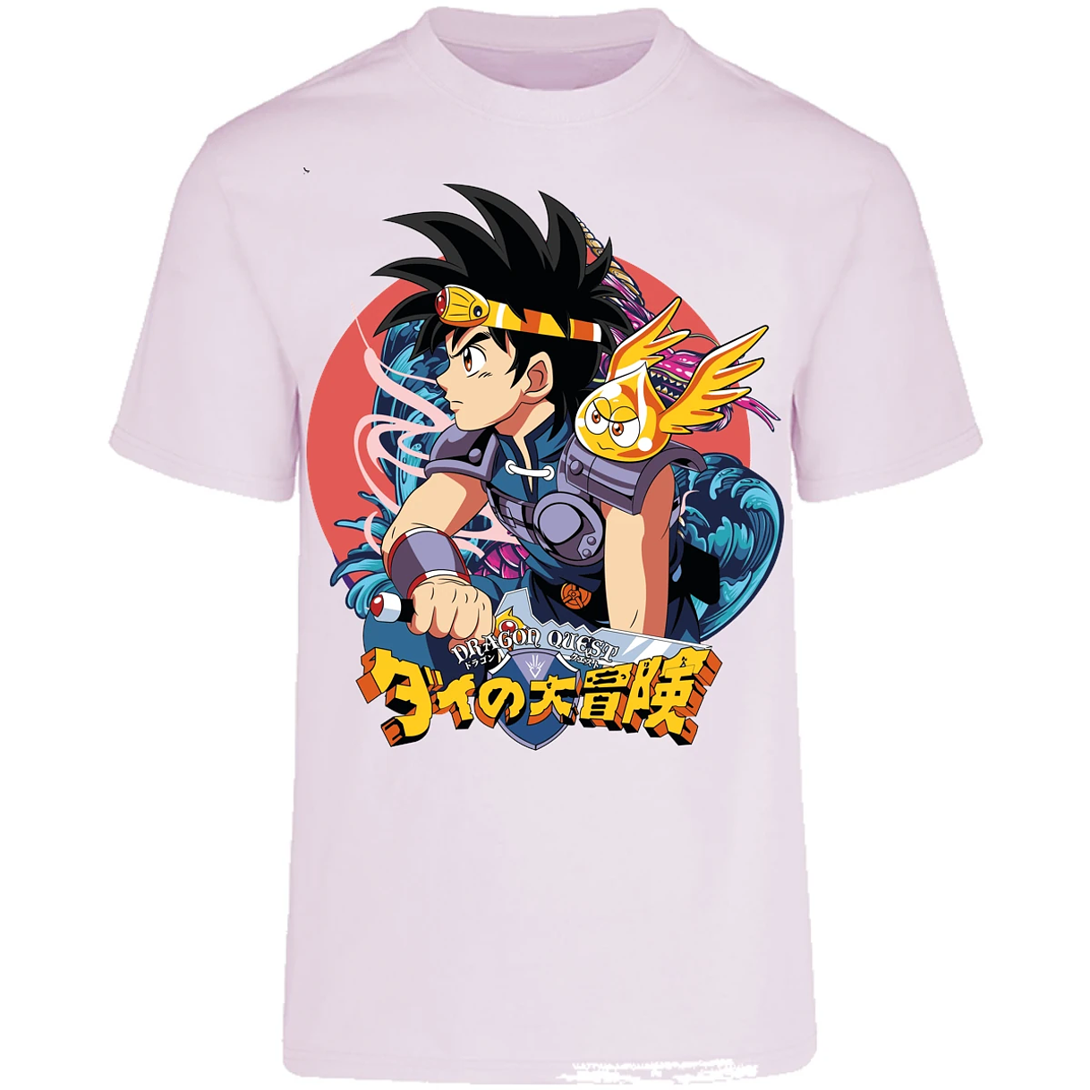 Playera Dragon Quest Dai Anime para Adulto 3