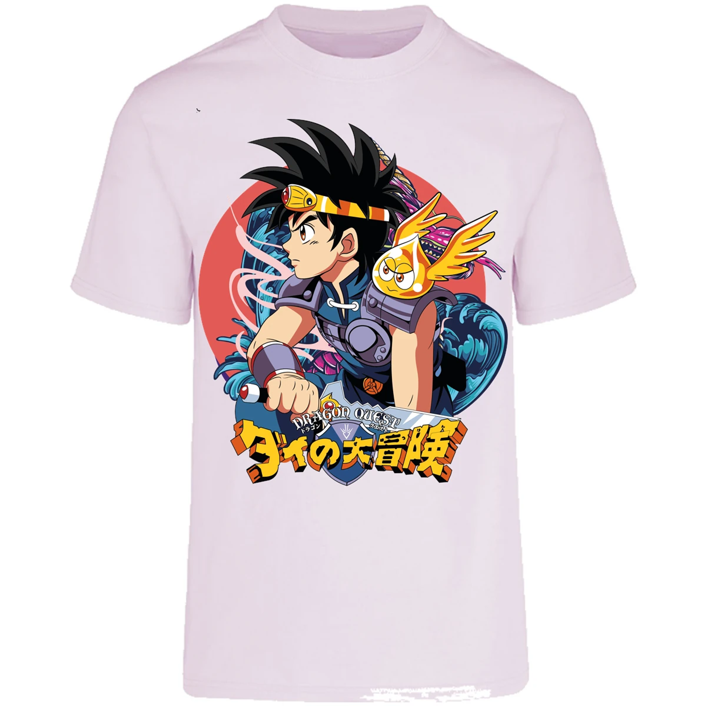 Playera Dragon Quest Dai Anime para Adulto 3